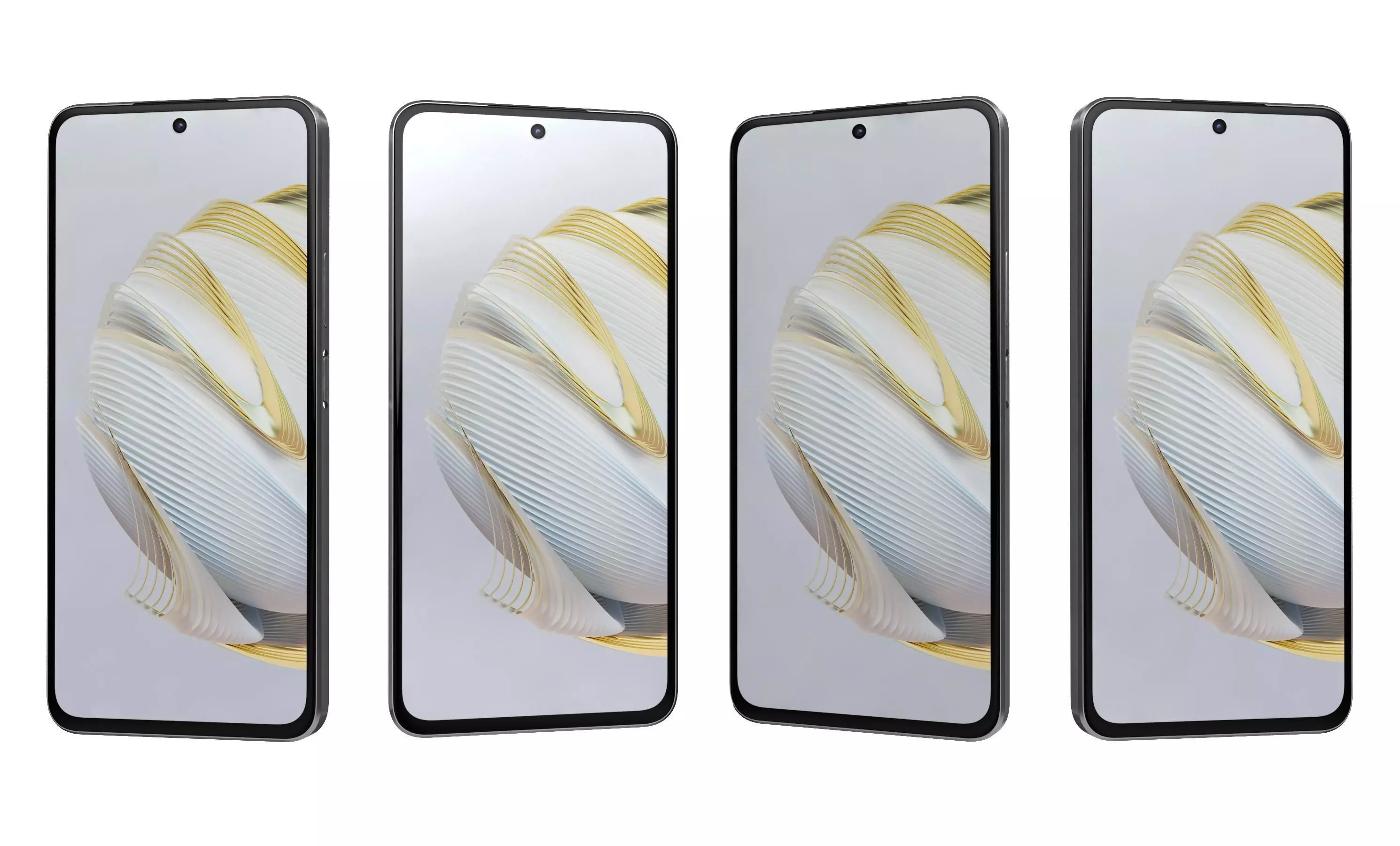 Huawei nova 10 SE Silver High Poly 3D model_5