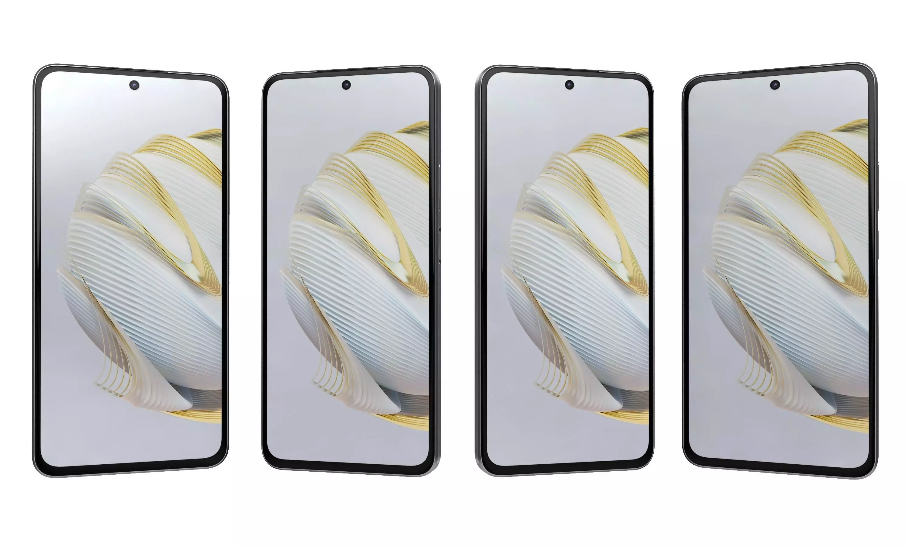 Huawei nova 10 SE Silver High Poly 3D model_4