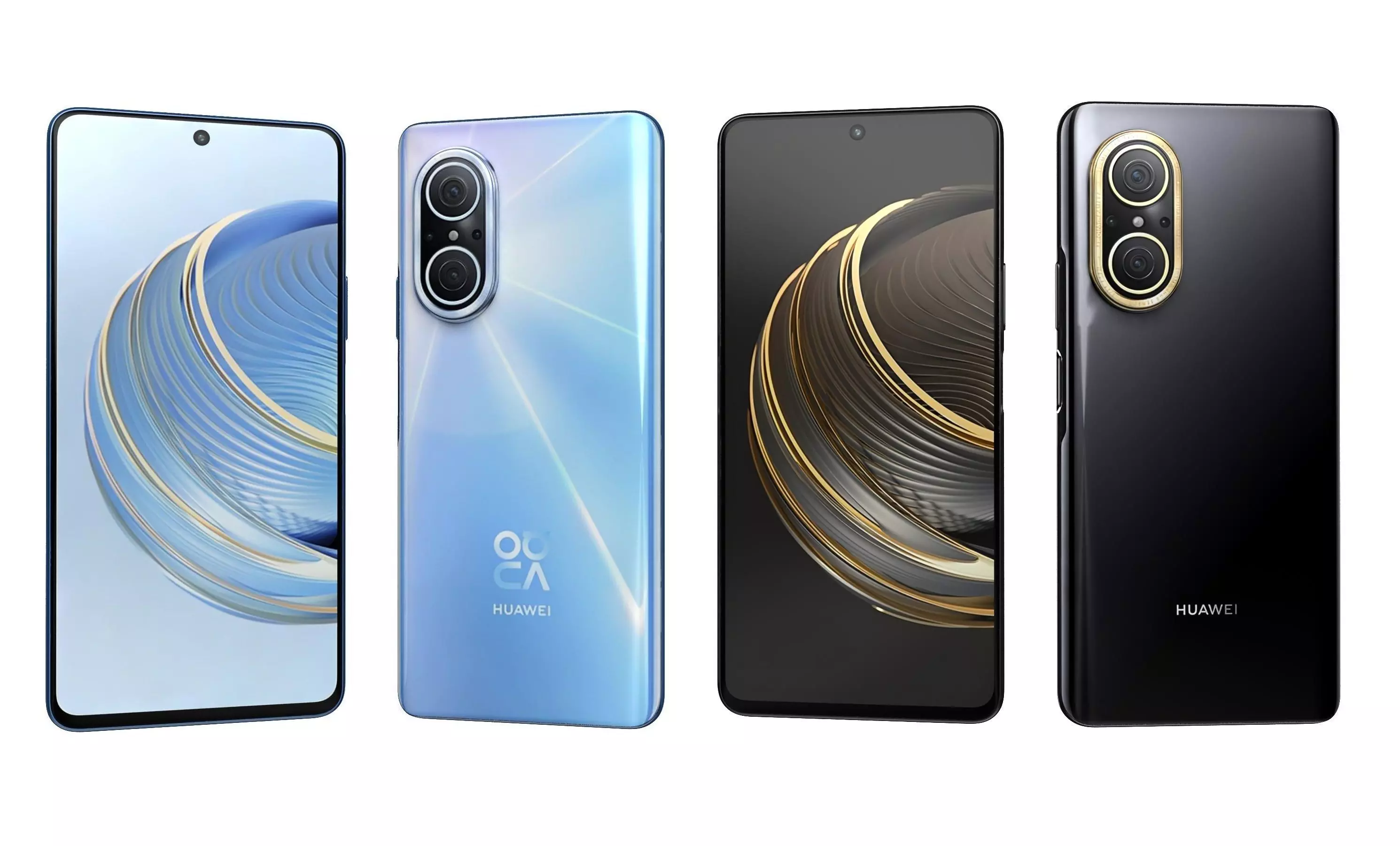 Huawei Nova 10 Youth All Colors High Poly 3D model