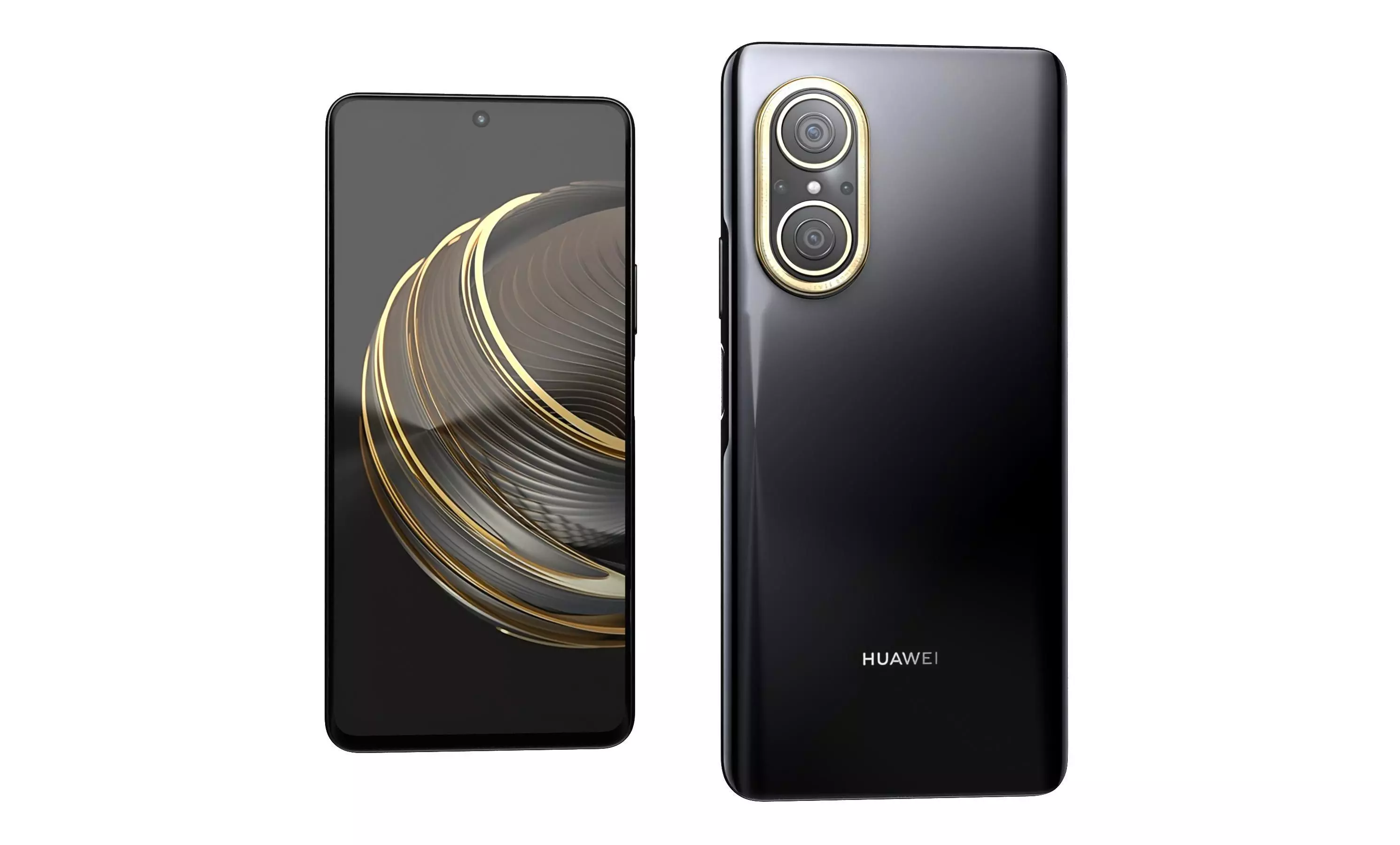 Huawei Nova 10 Youth Black High Poly 3D model_9