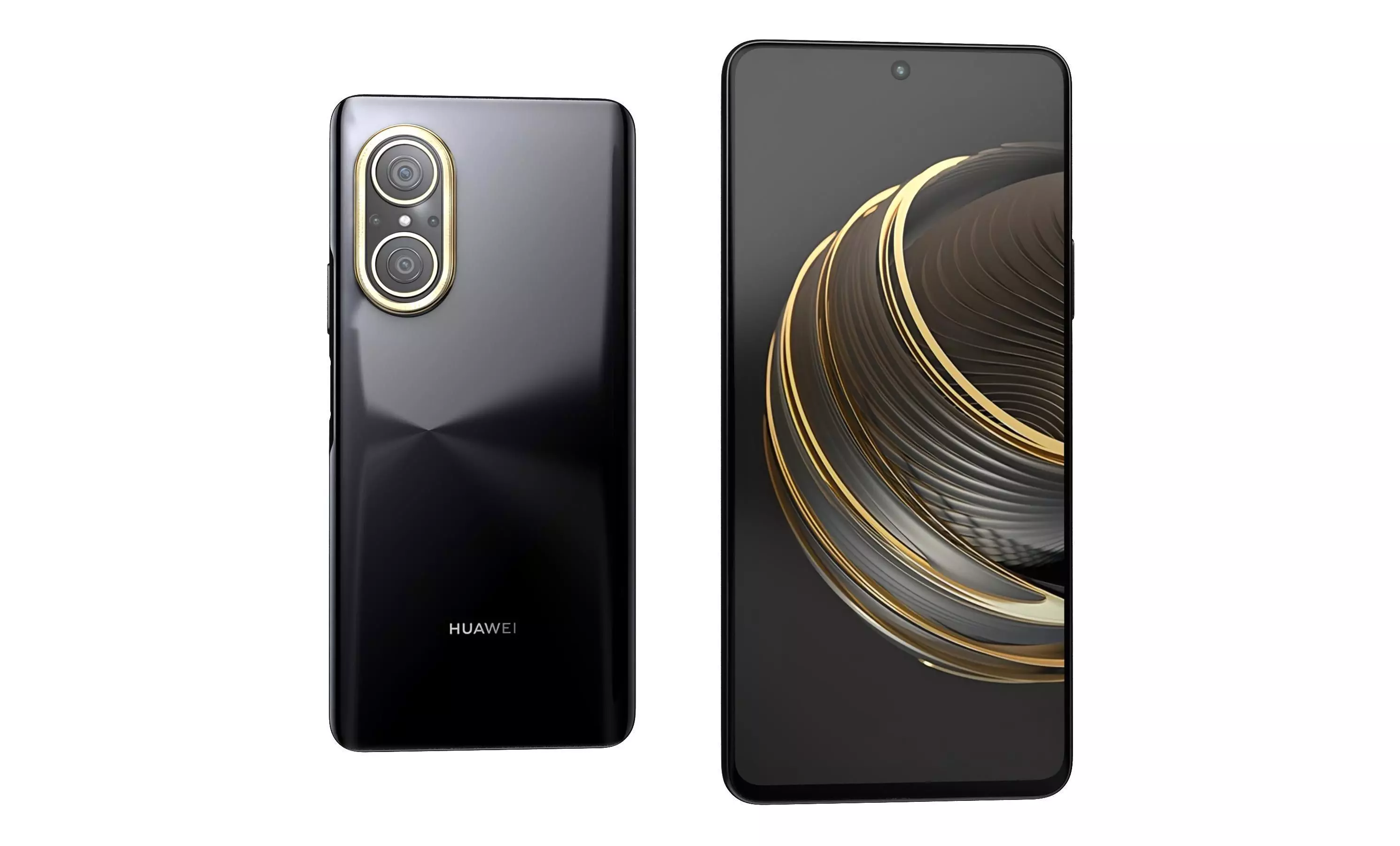 Huawei Nova 10 Youth Black High Poly 3D model_8