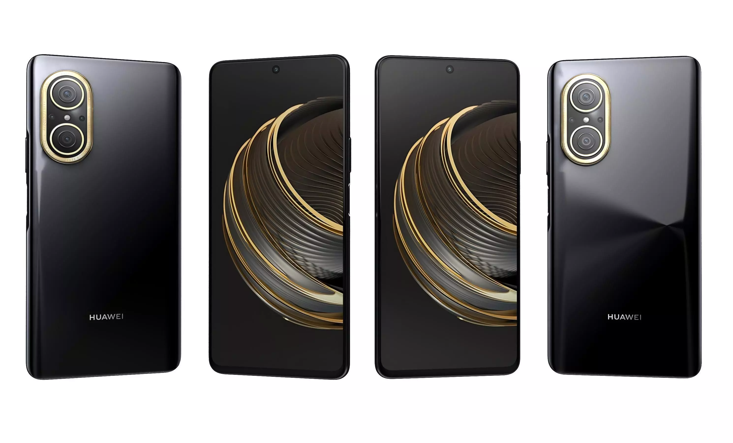 Huawei Nova 10 Youth Black High Poly 3D model_0