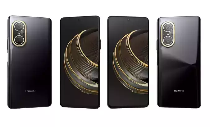 Huawei Nova 10 Youth Black High Poly 3D model
