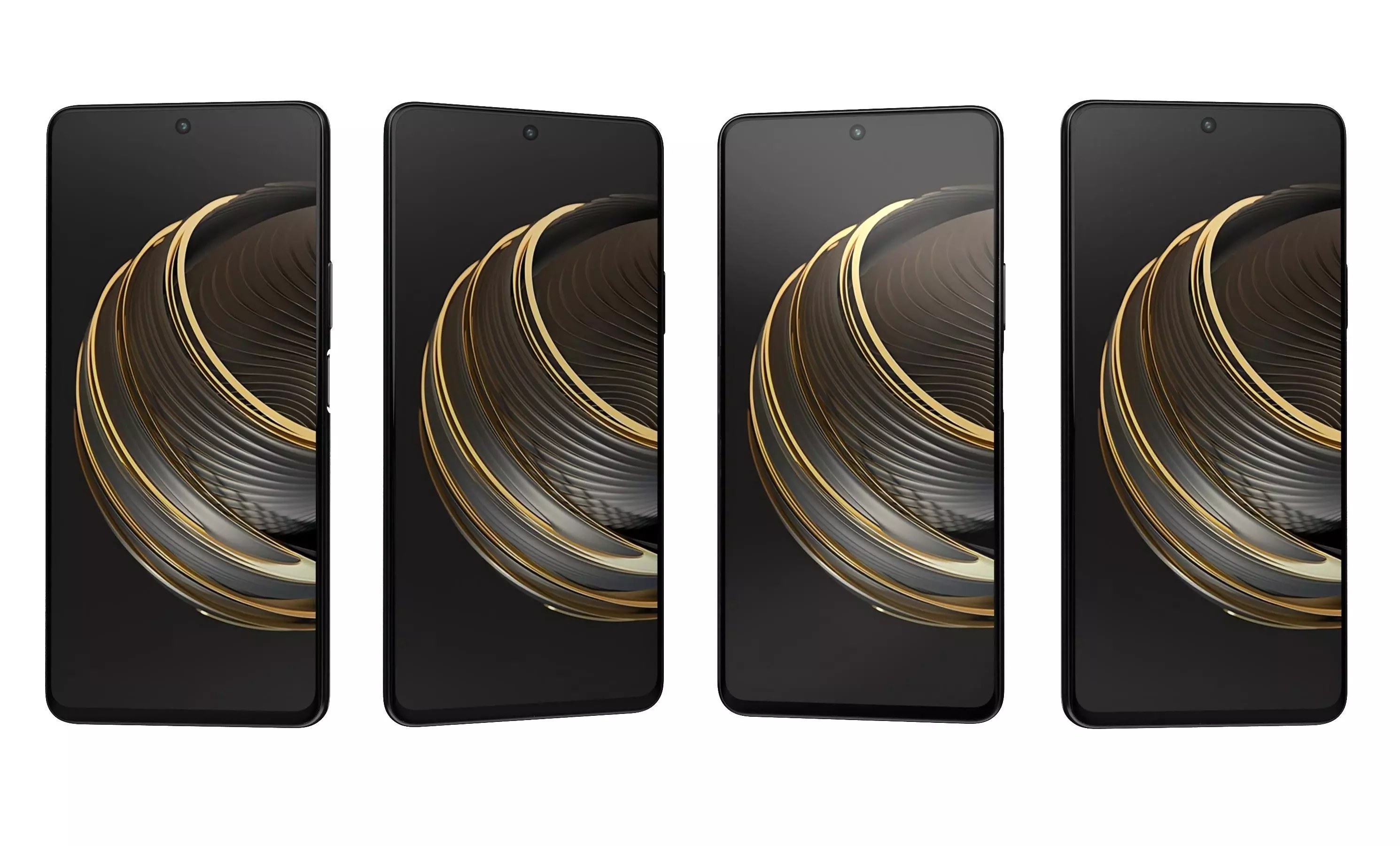 Huawei Nova 10 Youth Black High Poly 3D model_7