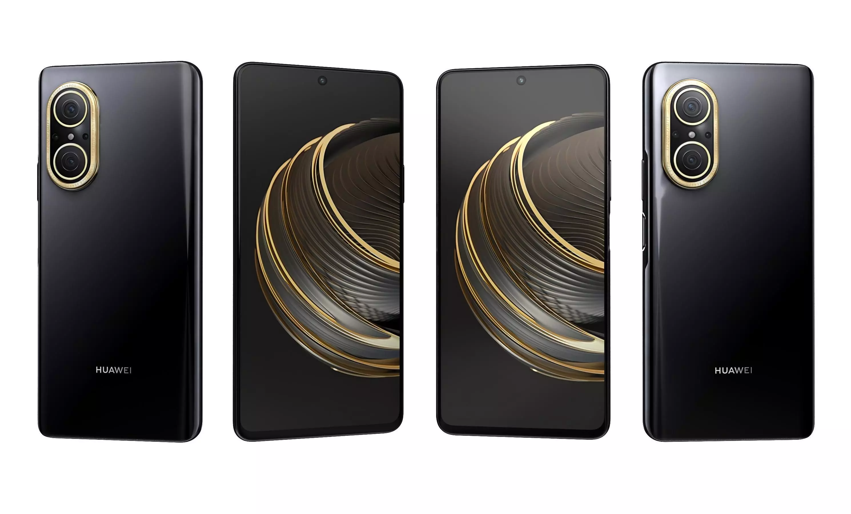 Huawei Nova 10 Youth Black High Poly 3D model_6