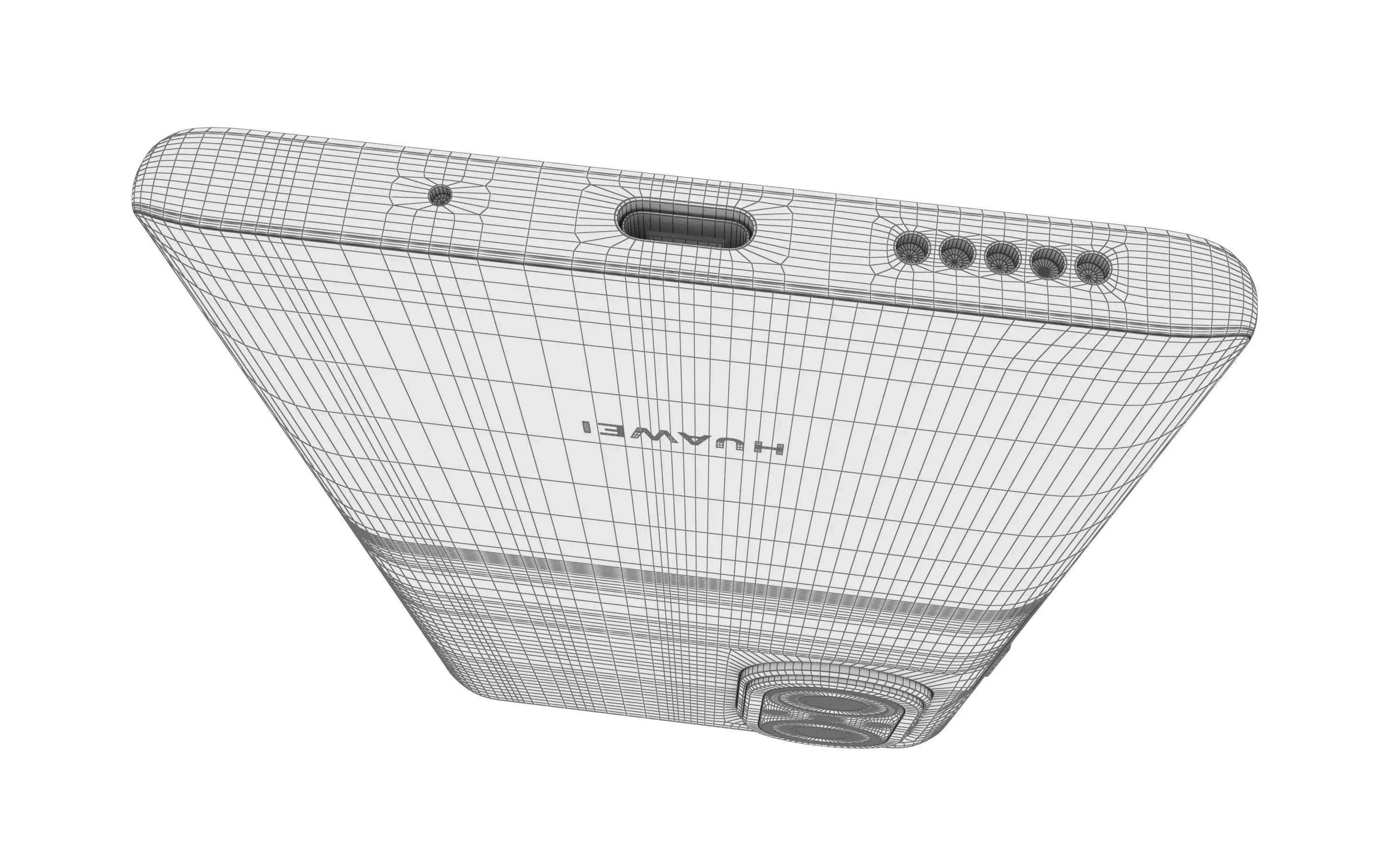 Huawei Nova 10 Youth Black High Poly 3D model_22