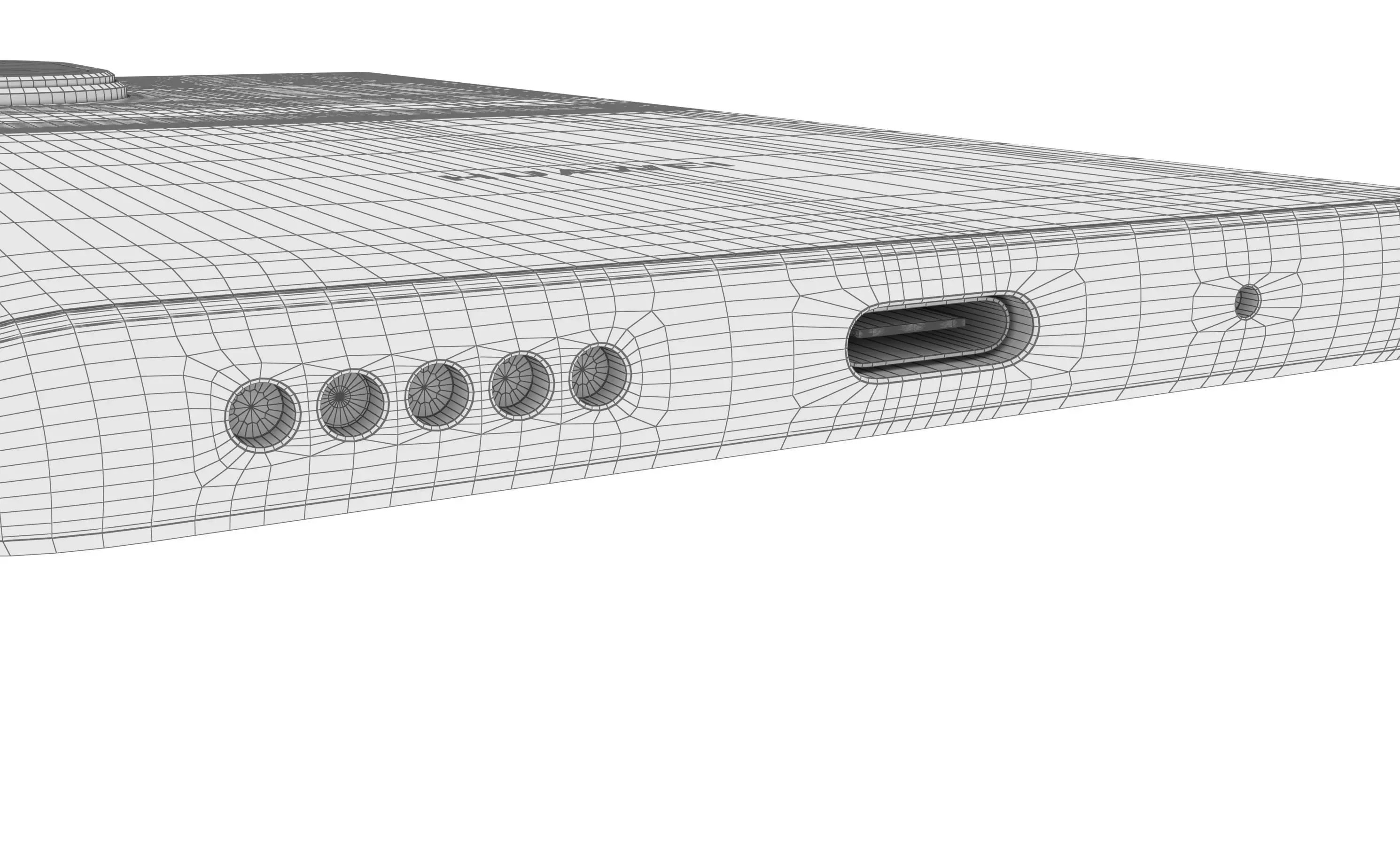 Huawei Nova 10 Youth Black High Poly 3D model_29