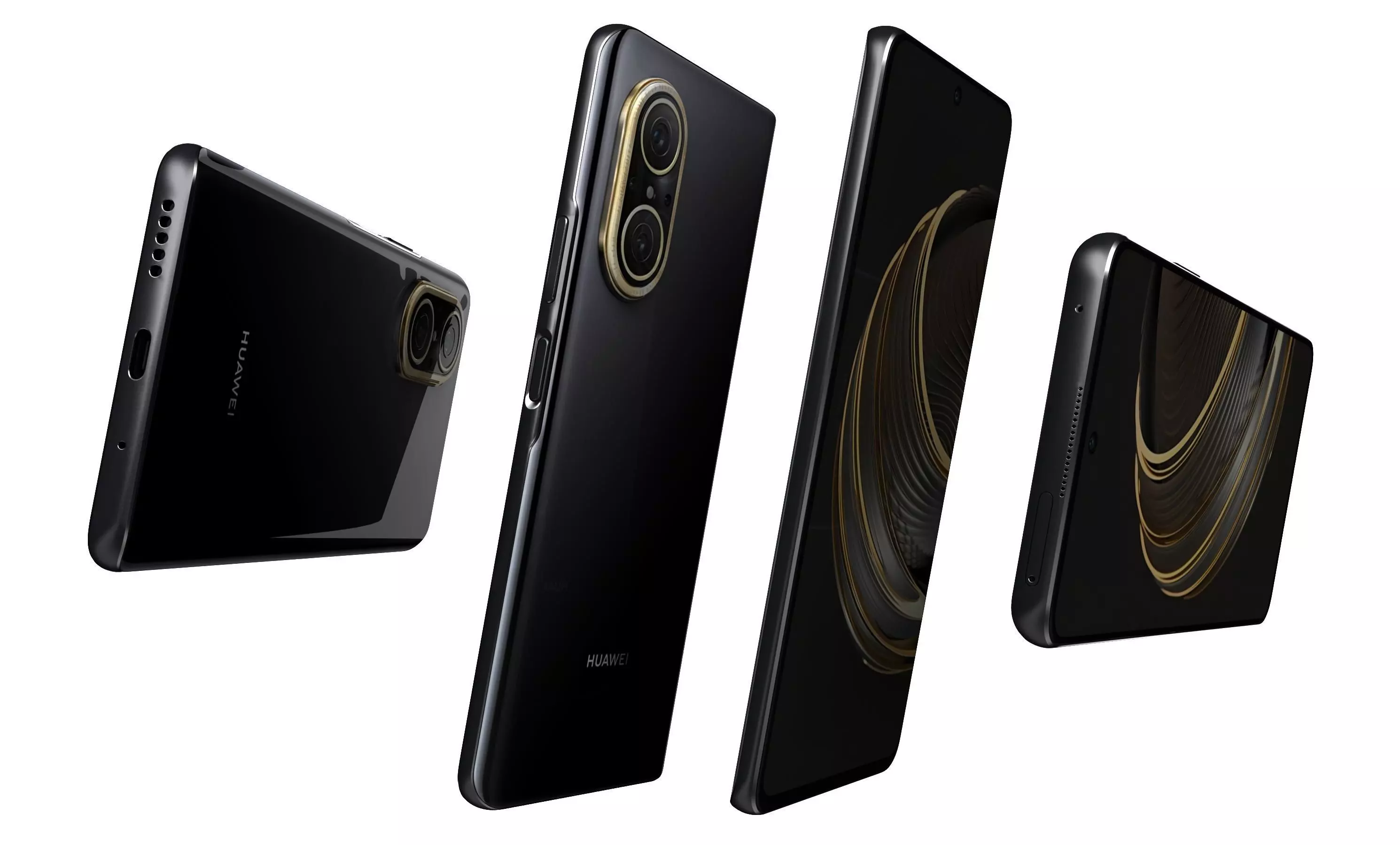 Huawei Nova 10 Youth Black High Poly 3D model_13