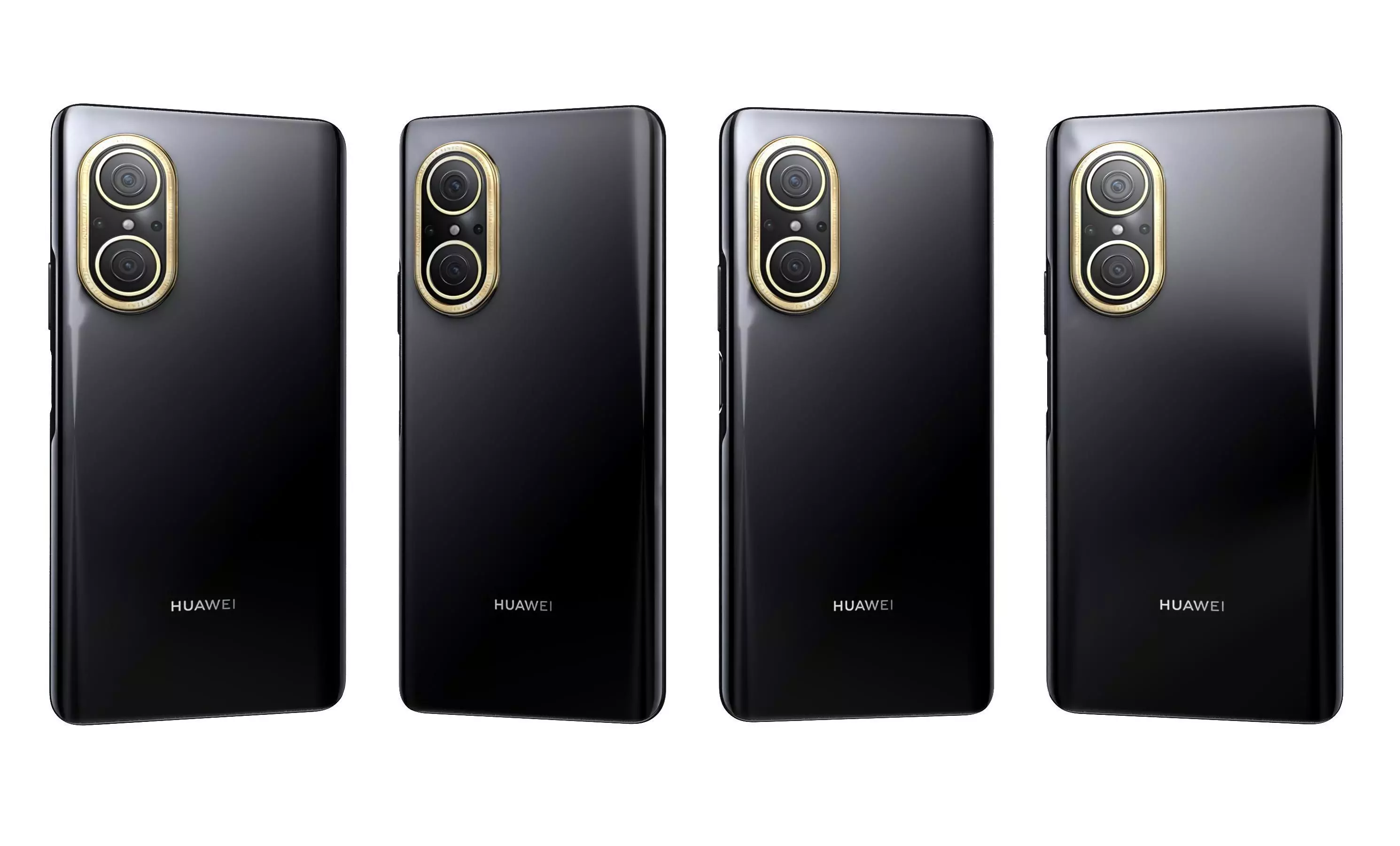 Huawei Nova 10 Youth Black High Poly 3D model_3