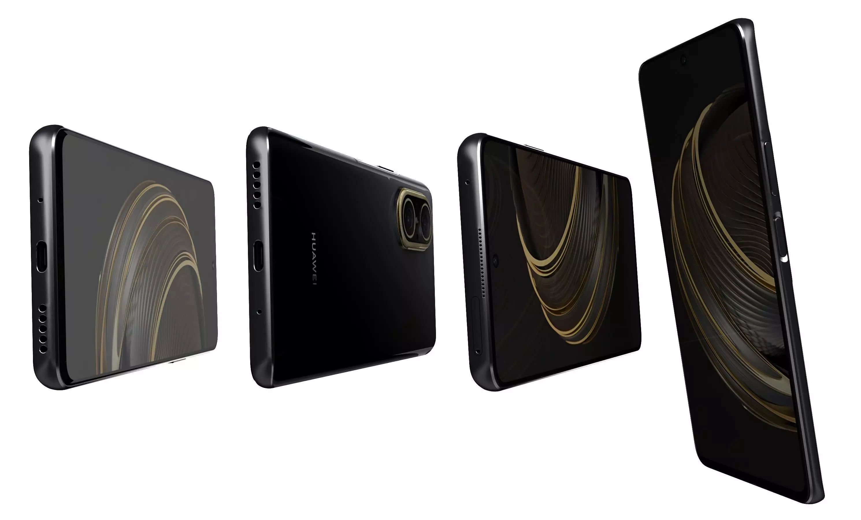 Huawei Nova 10 Youth Black High Poly 3D model_14