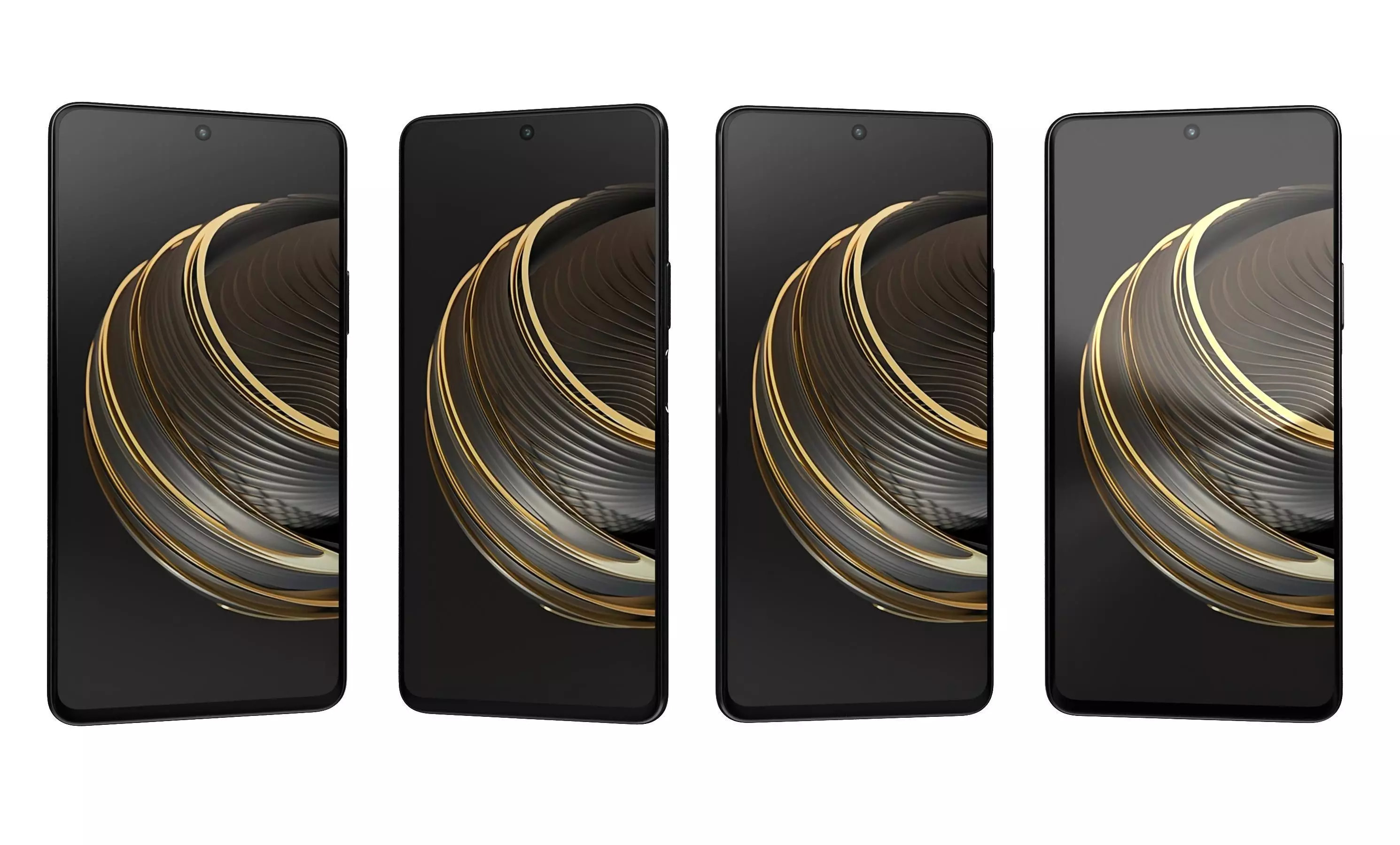 Huawei Nova 10 Youth Black High Poly 3D model_1