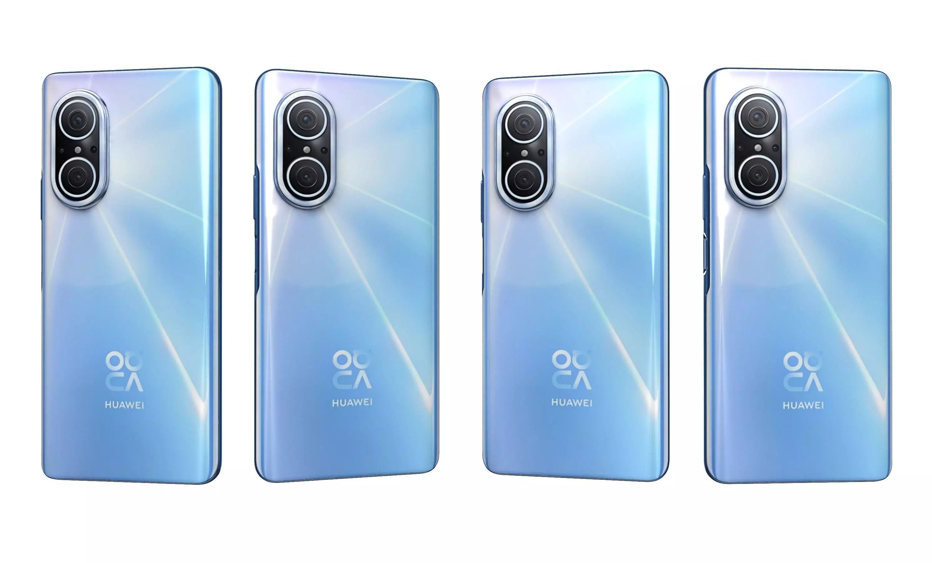 Huawei Nova 10 Youth Blue High Poly 3D model_10