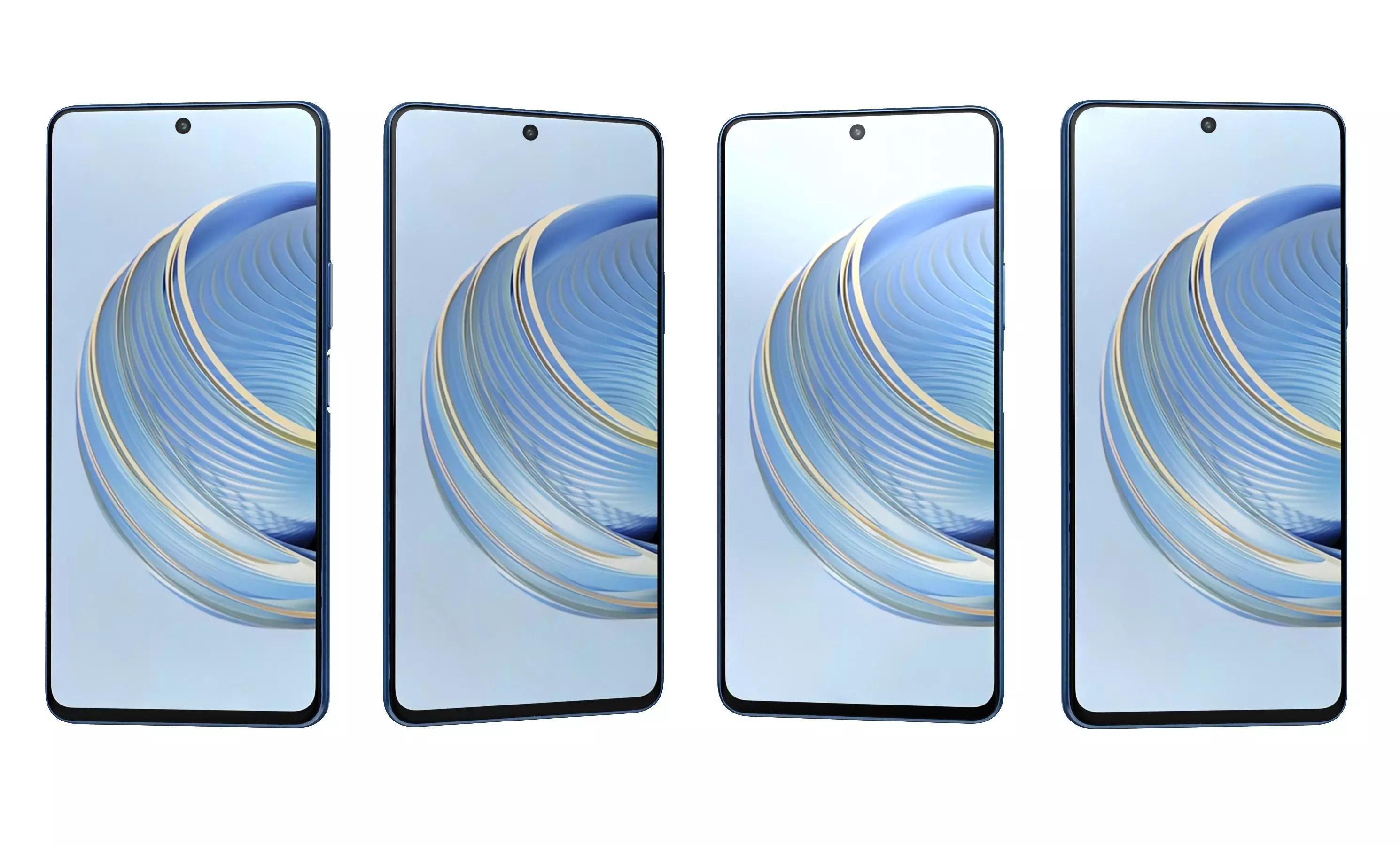 Huawei Nova 10 Youth Blue High Poly 3D model_7