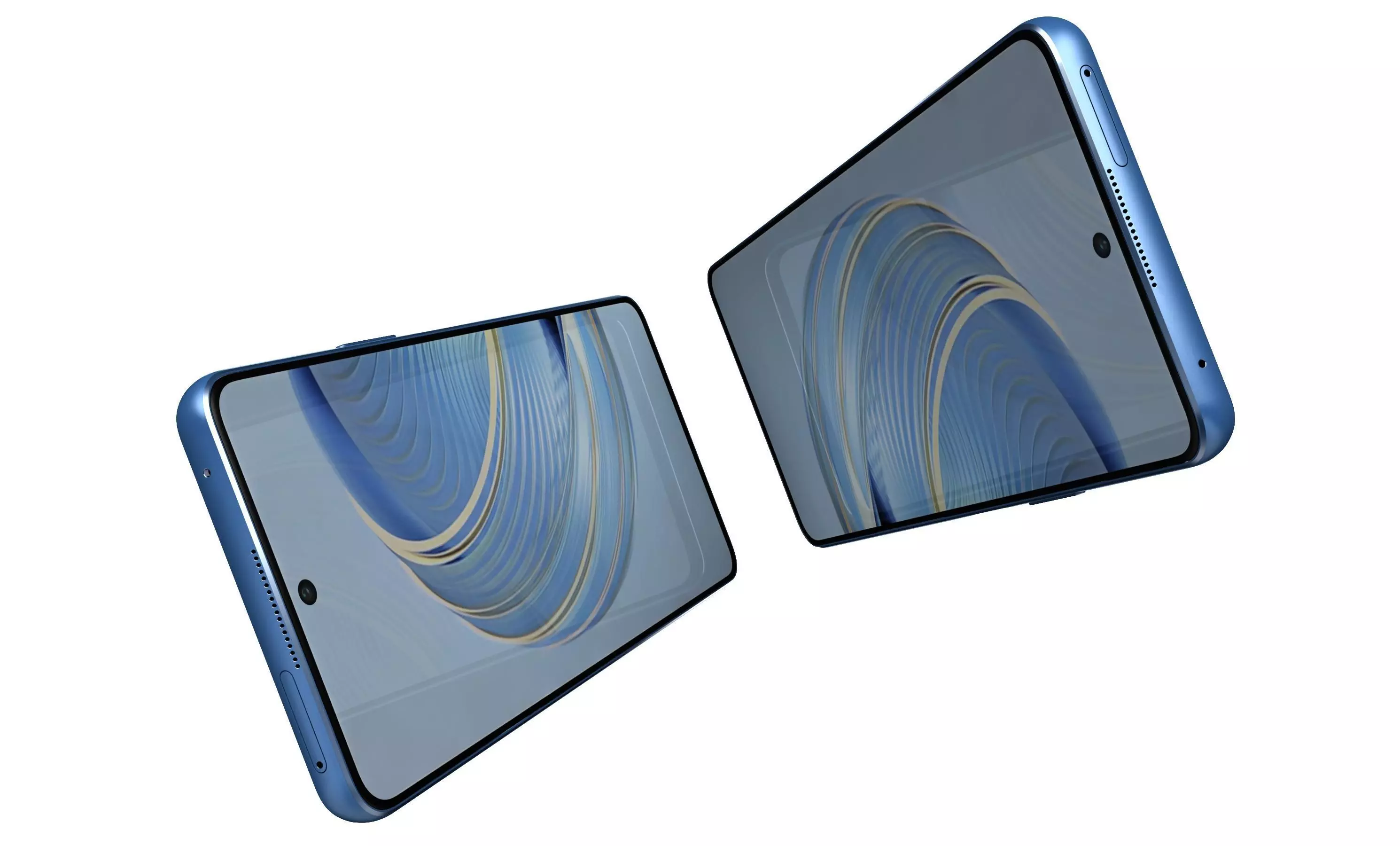 Huawei Nova 10 Youth Blue High Poly 3D model_11