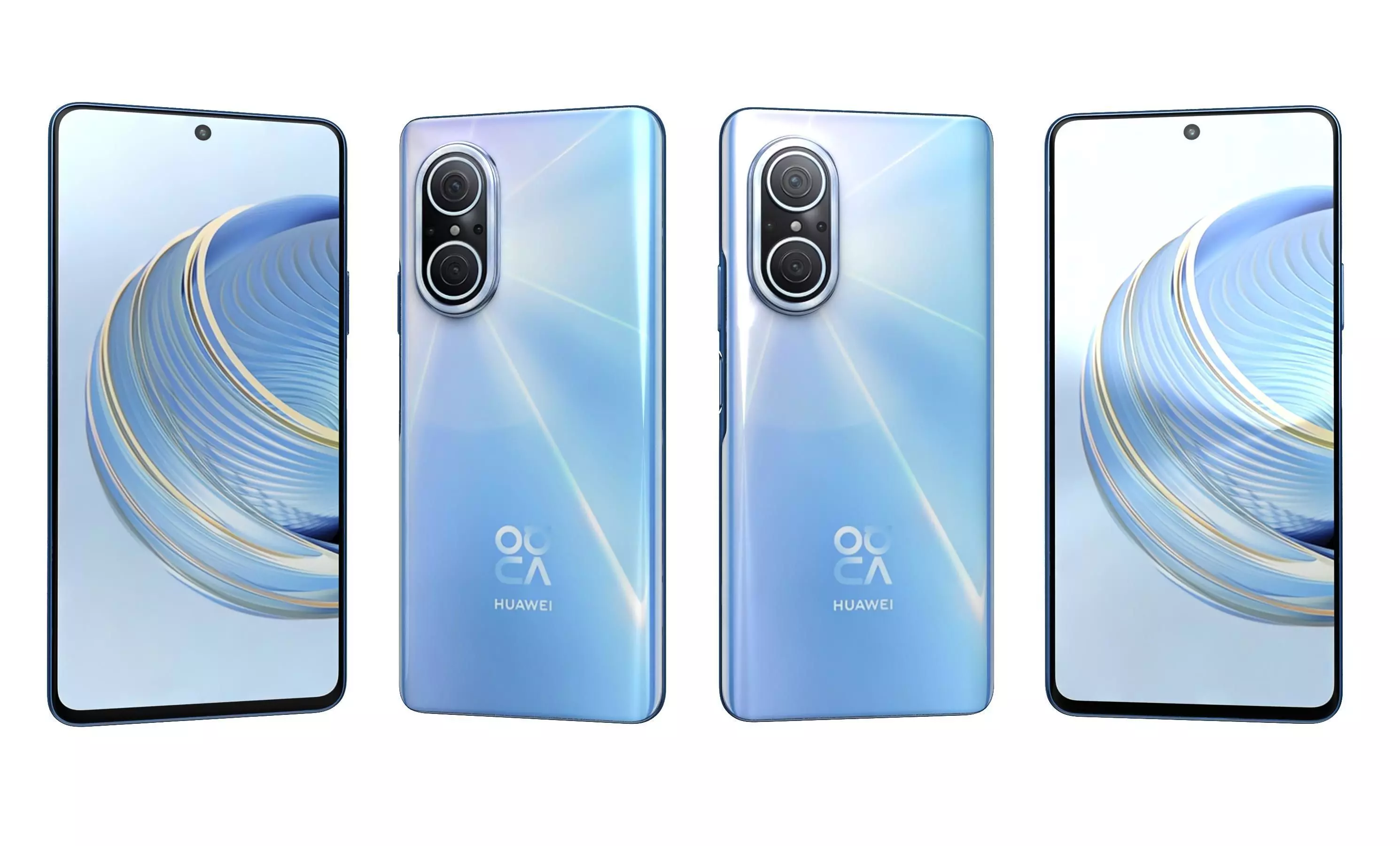 Huawei Nova 10 Youth Blue High Poly 3D model_0