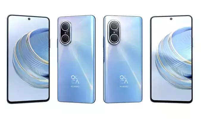 Huawei Nova 10 Youth Blue High Poly 3D model