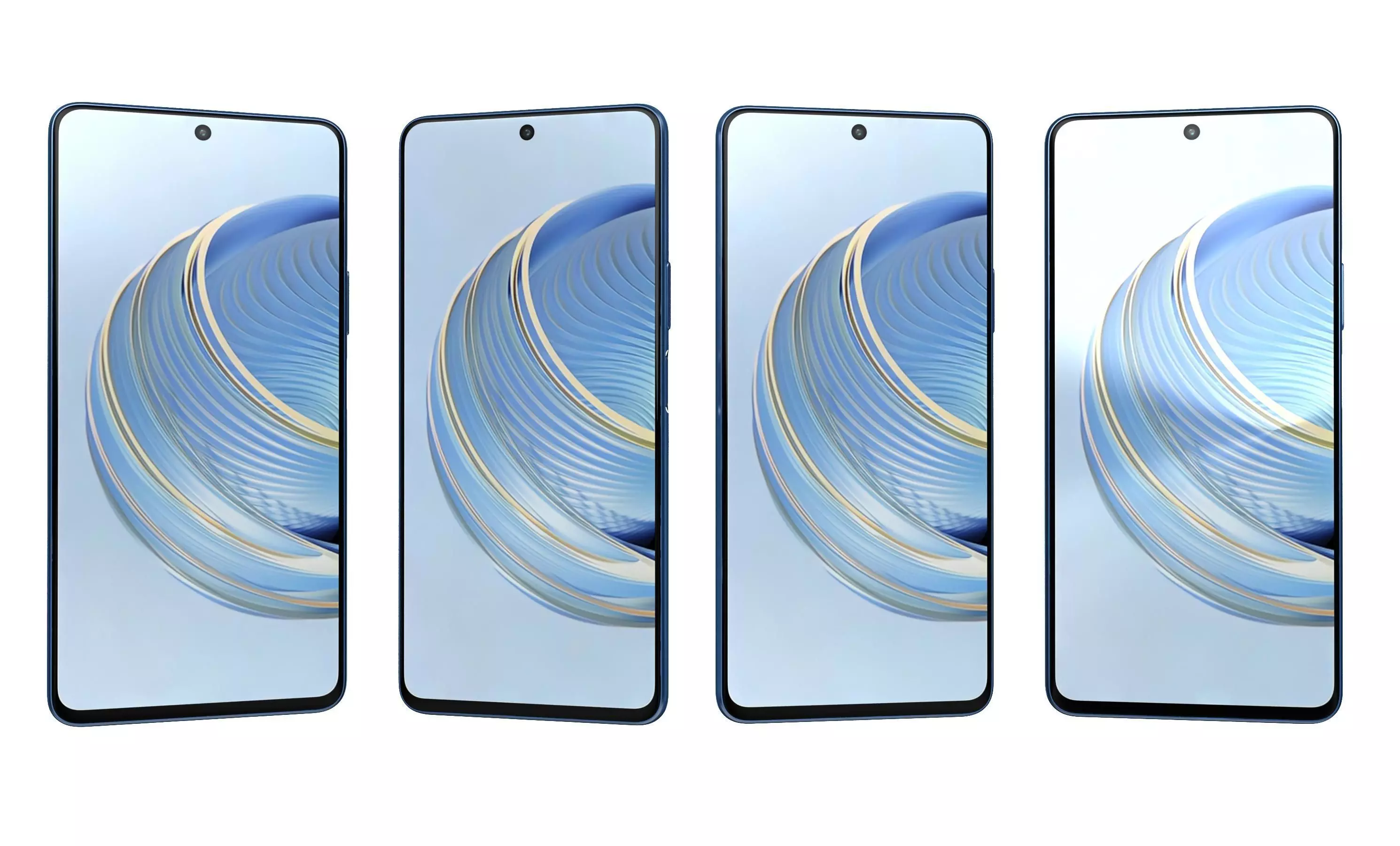 Huawei Nova 10 Youth Blue High Poly 3D model_6