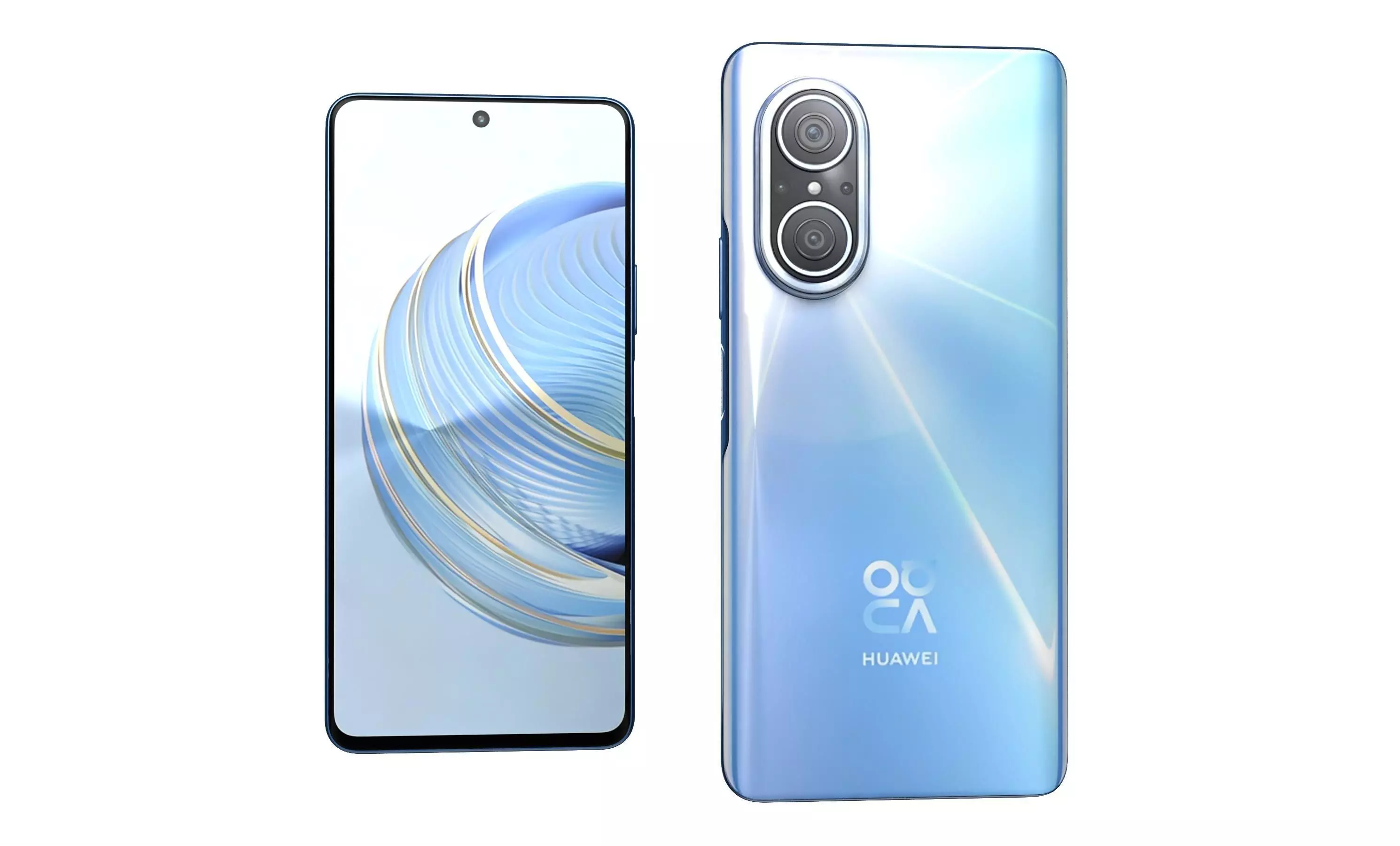 Huawei Nova 10 Youth Blue High Poly 3D model_2