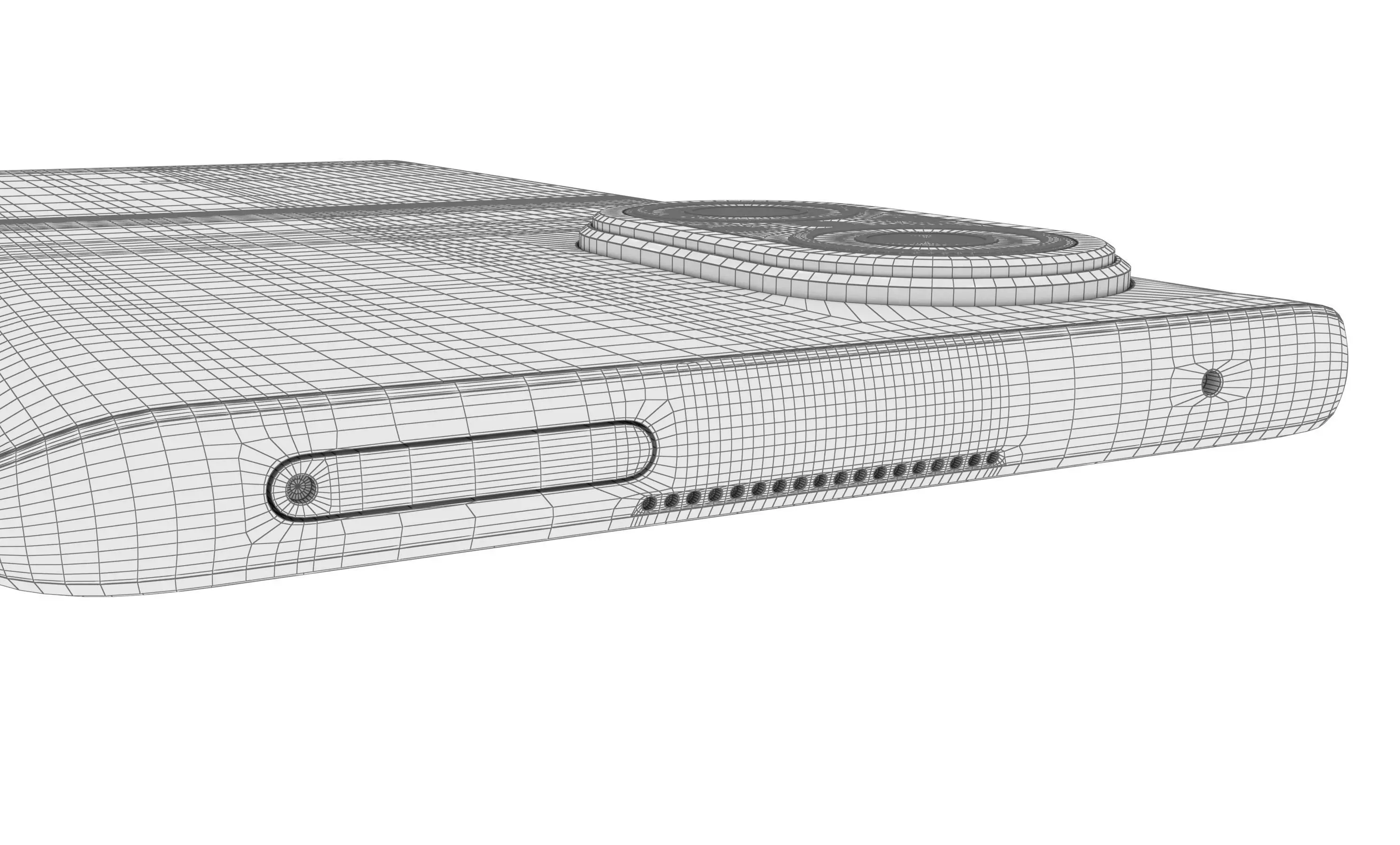 Huawei Nova 10 Youth Blue High Poly 3D model_24