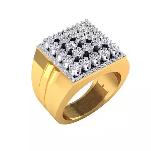 Mens Ring  Render 3dm STL MTL SLC JCD OBJ FBX Details