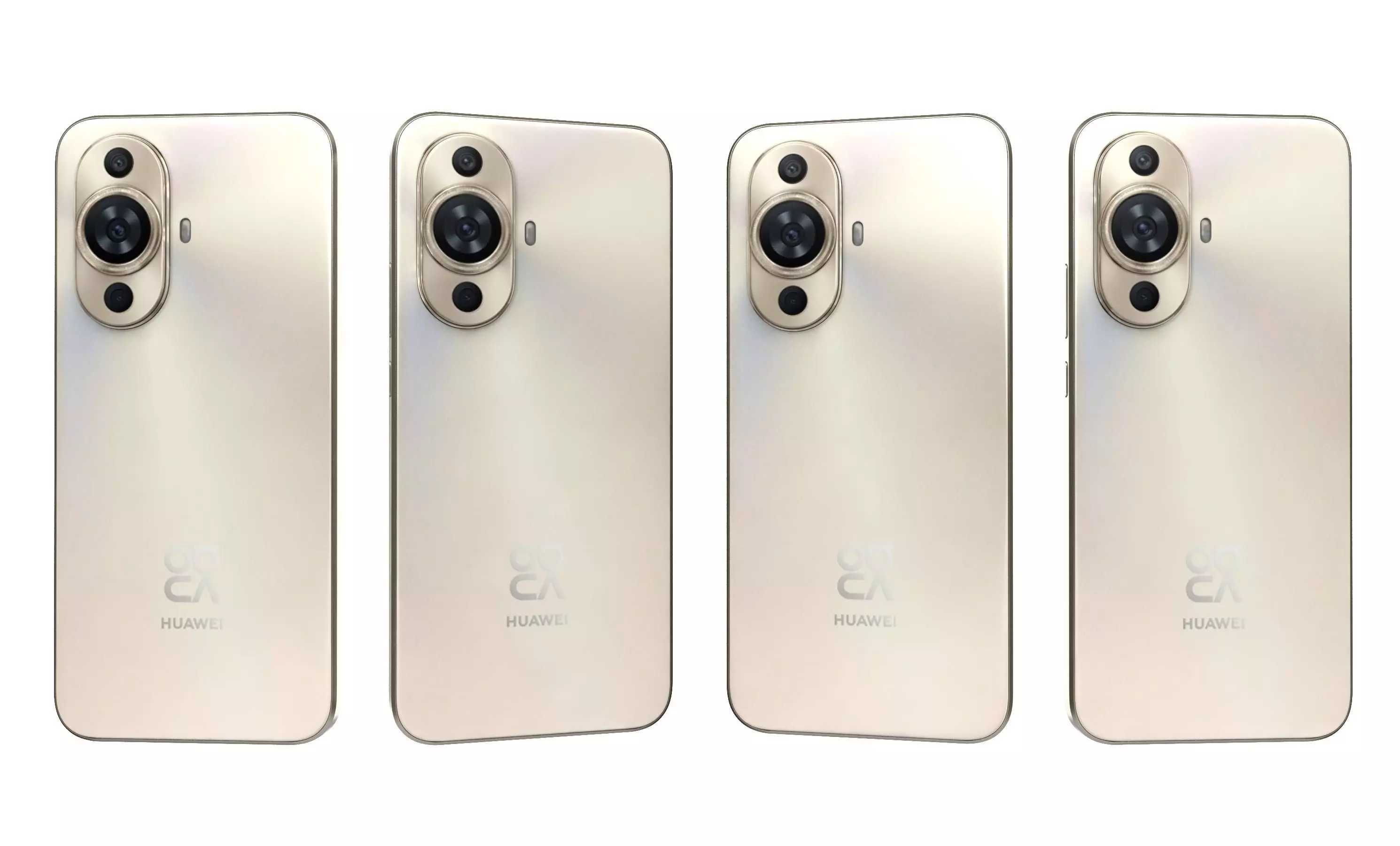 Huawei Nova 11 Gold High Poly 3D model_25