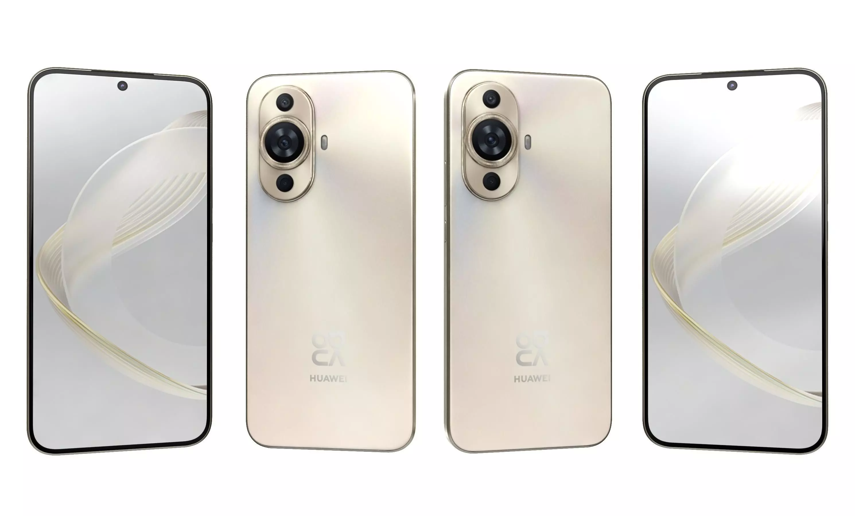 Huawei Nova 11 Gold High Poly 3D model_0