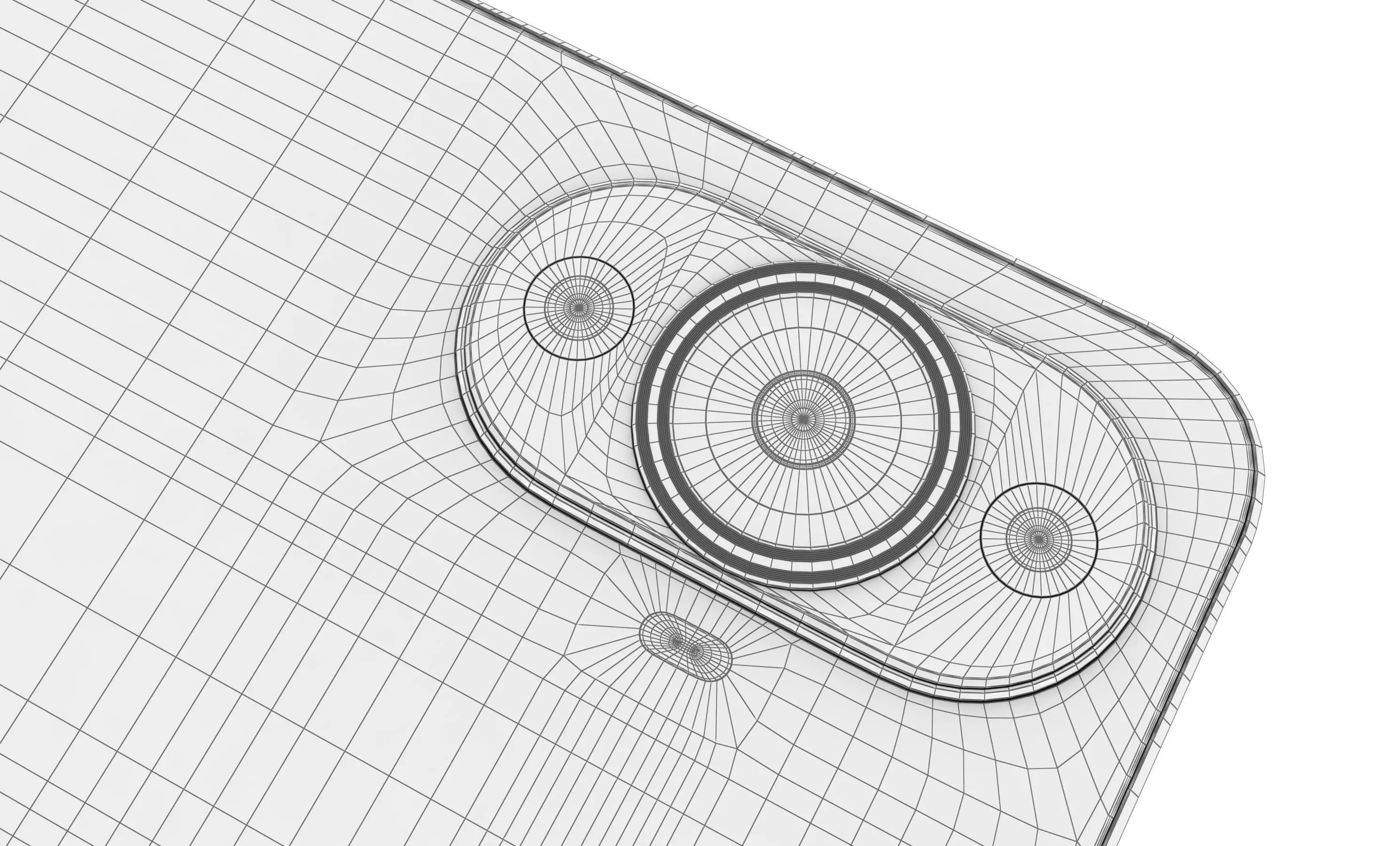 Huawei Nova 11 Gold High Poly 3D model_20