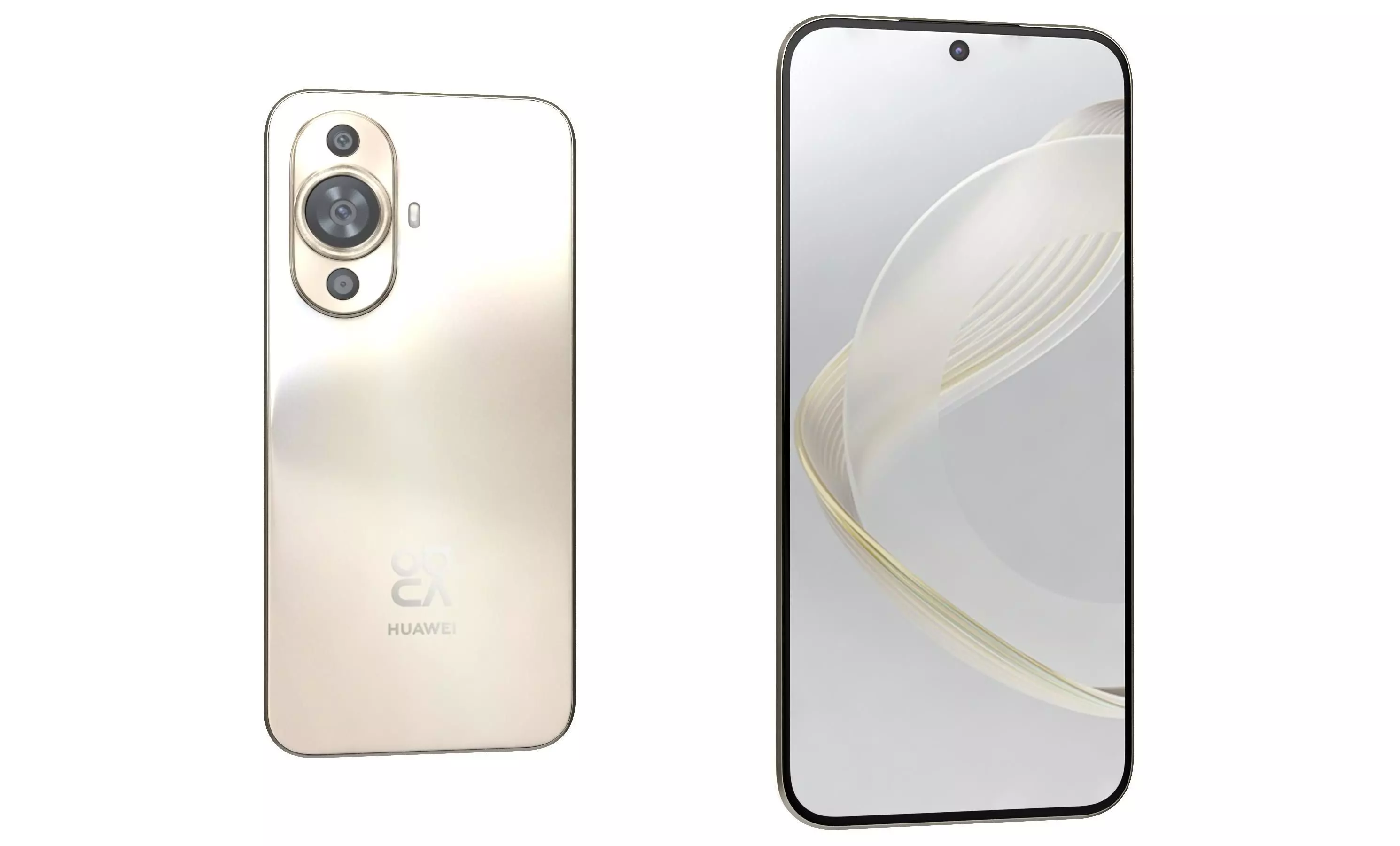 Huawei Nova 11 Gold High Poly 3D model_28