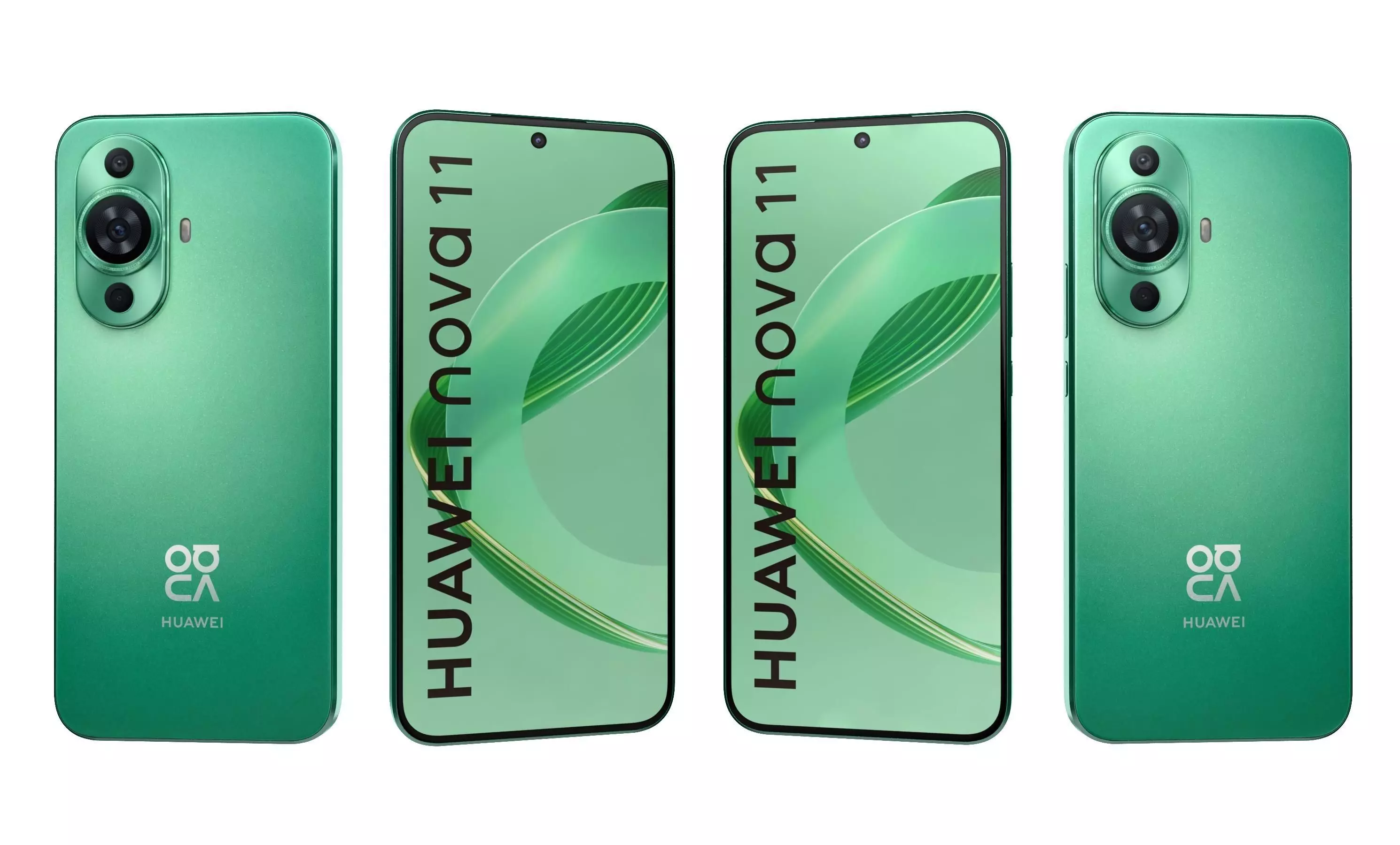 Huawei Nova 11 Green High Poly 3D model_7