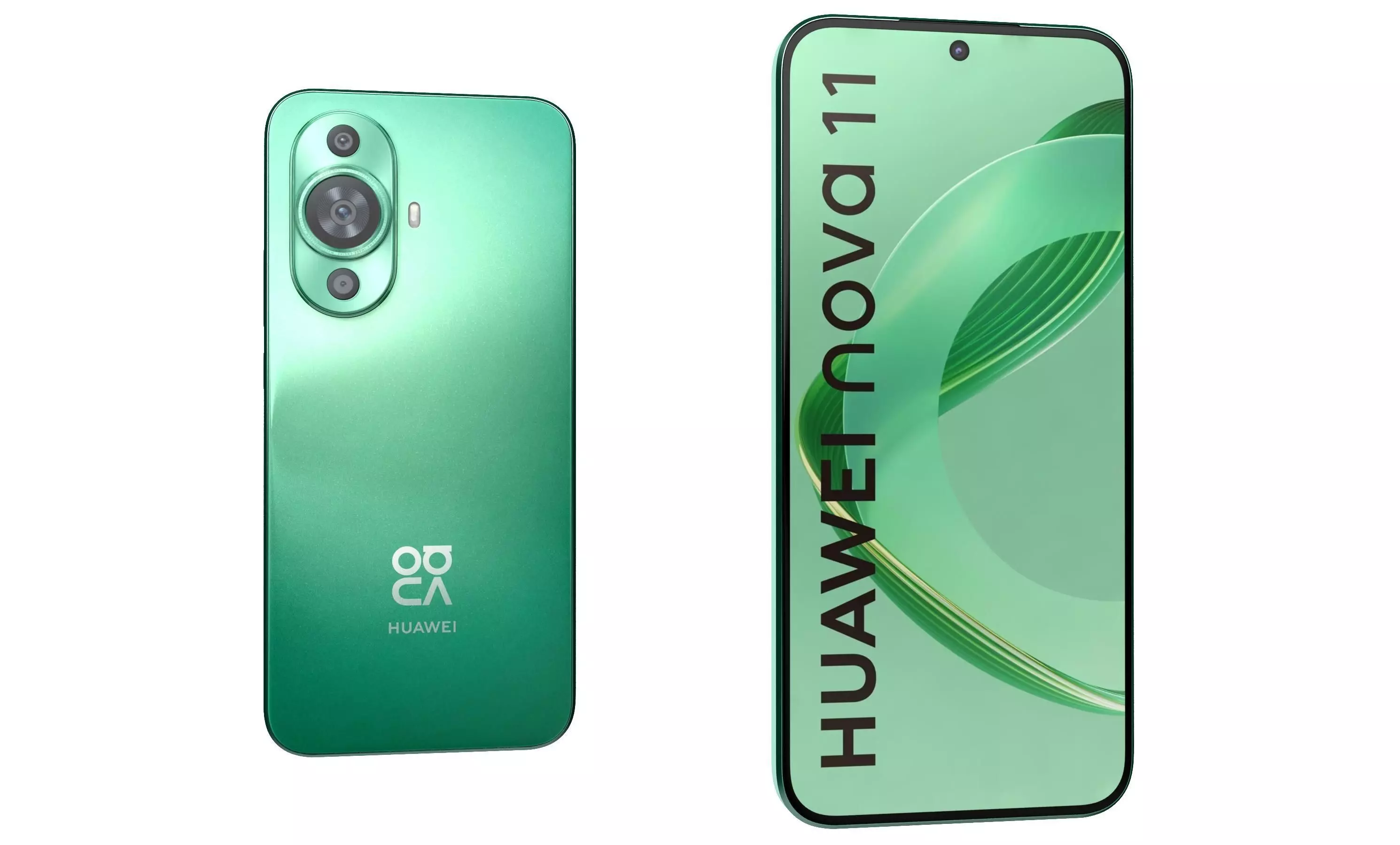 Huawei Nova 11 Green High Poly 3D model_8
