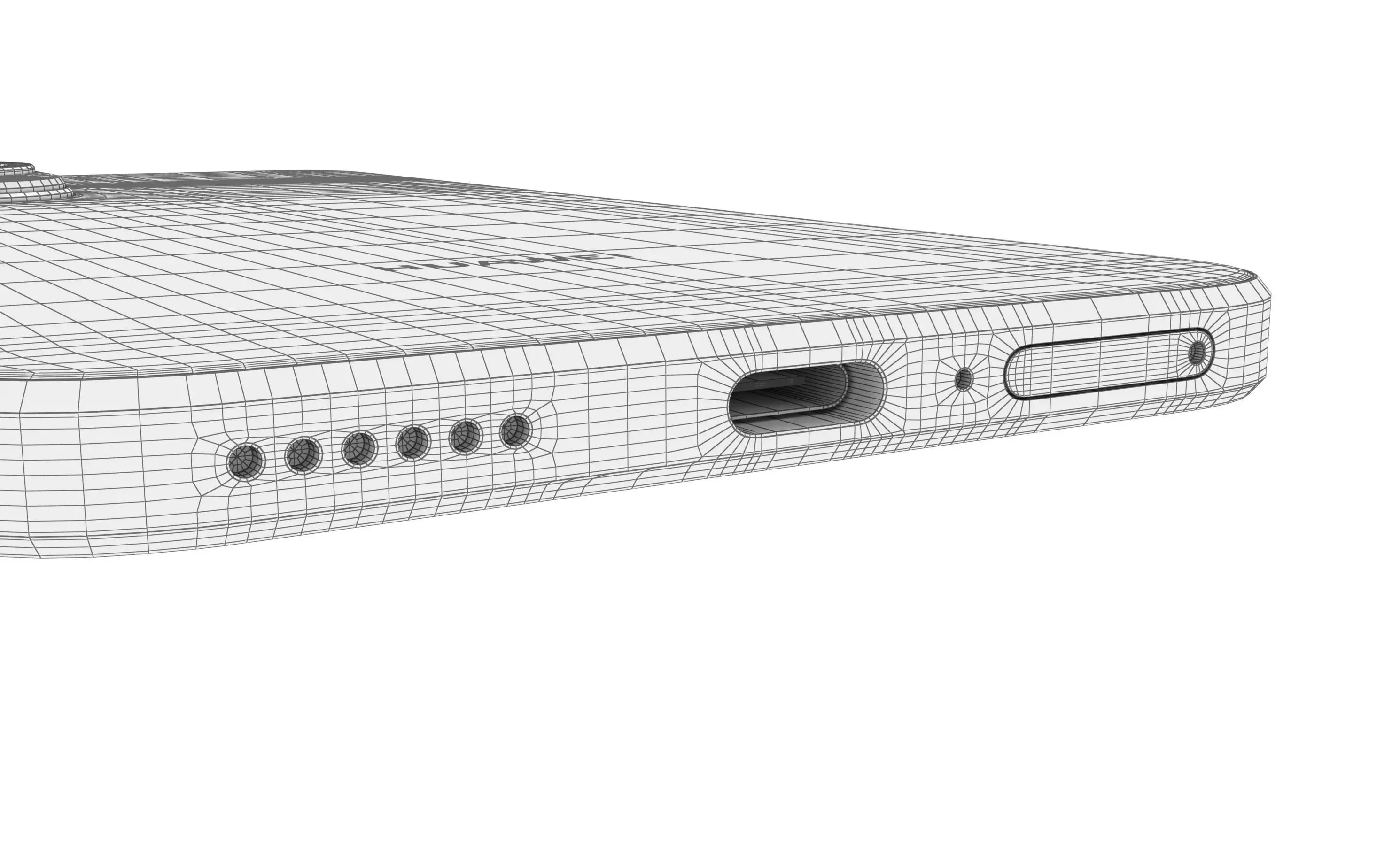 Huawei Nova 11 Green High Poly 3D model_27