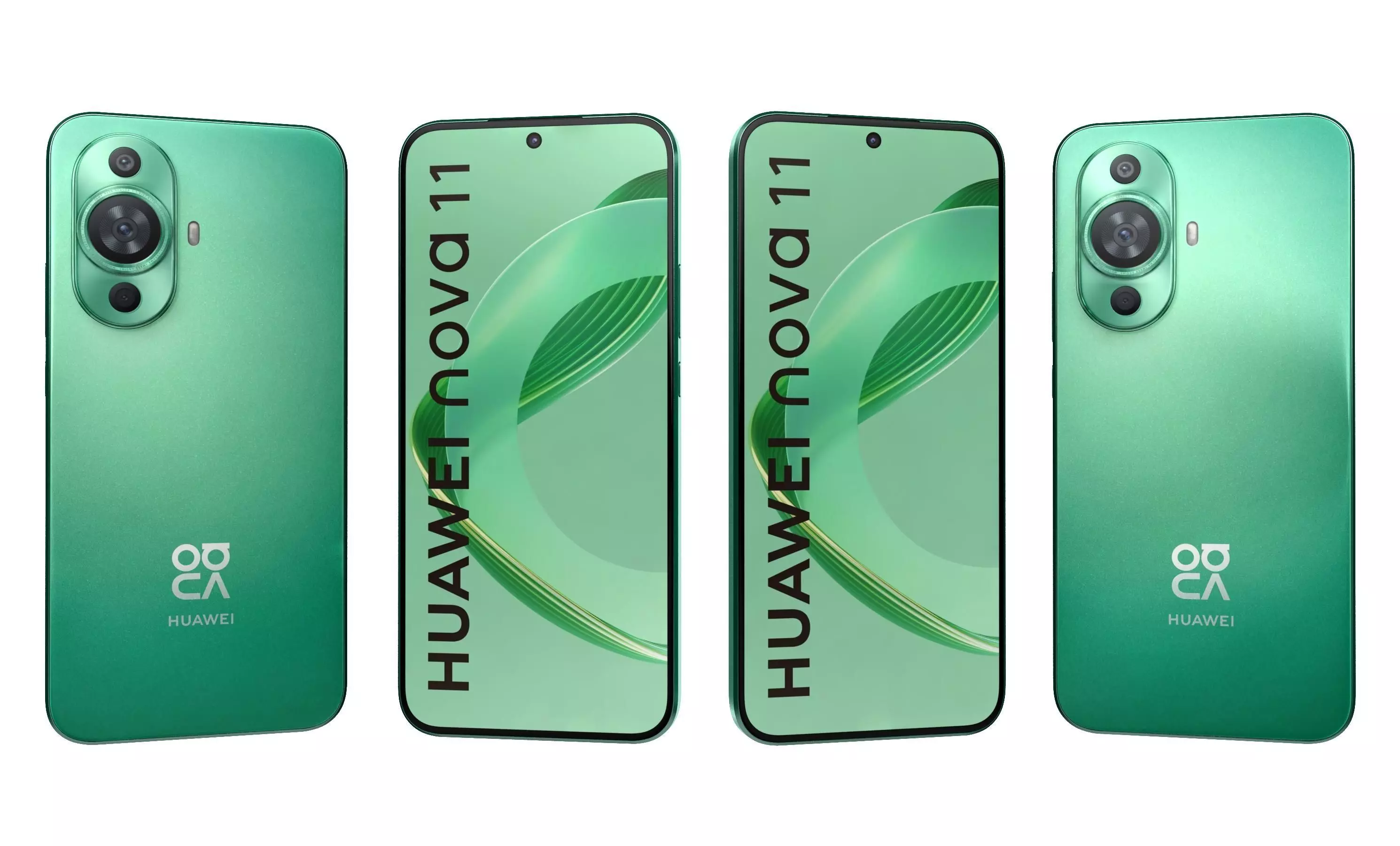 Huawei Nova 11 Green High Poly 3D model_0