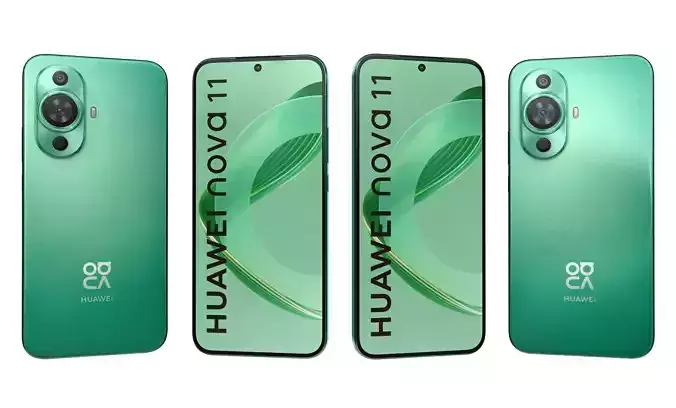 Huawei Nova 11 Green High Poly 3D model