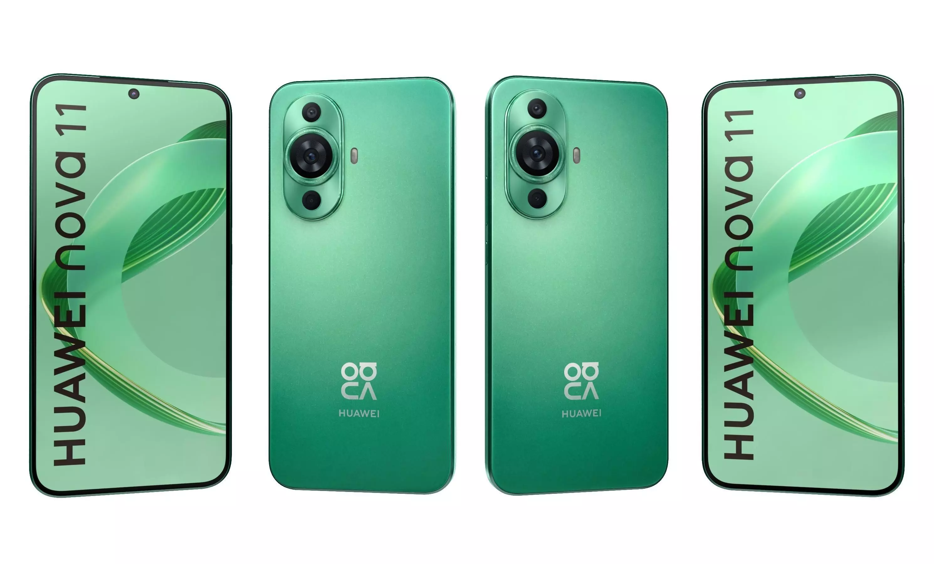 Huawei Nova 11 Green High Poly 3D model_5