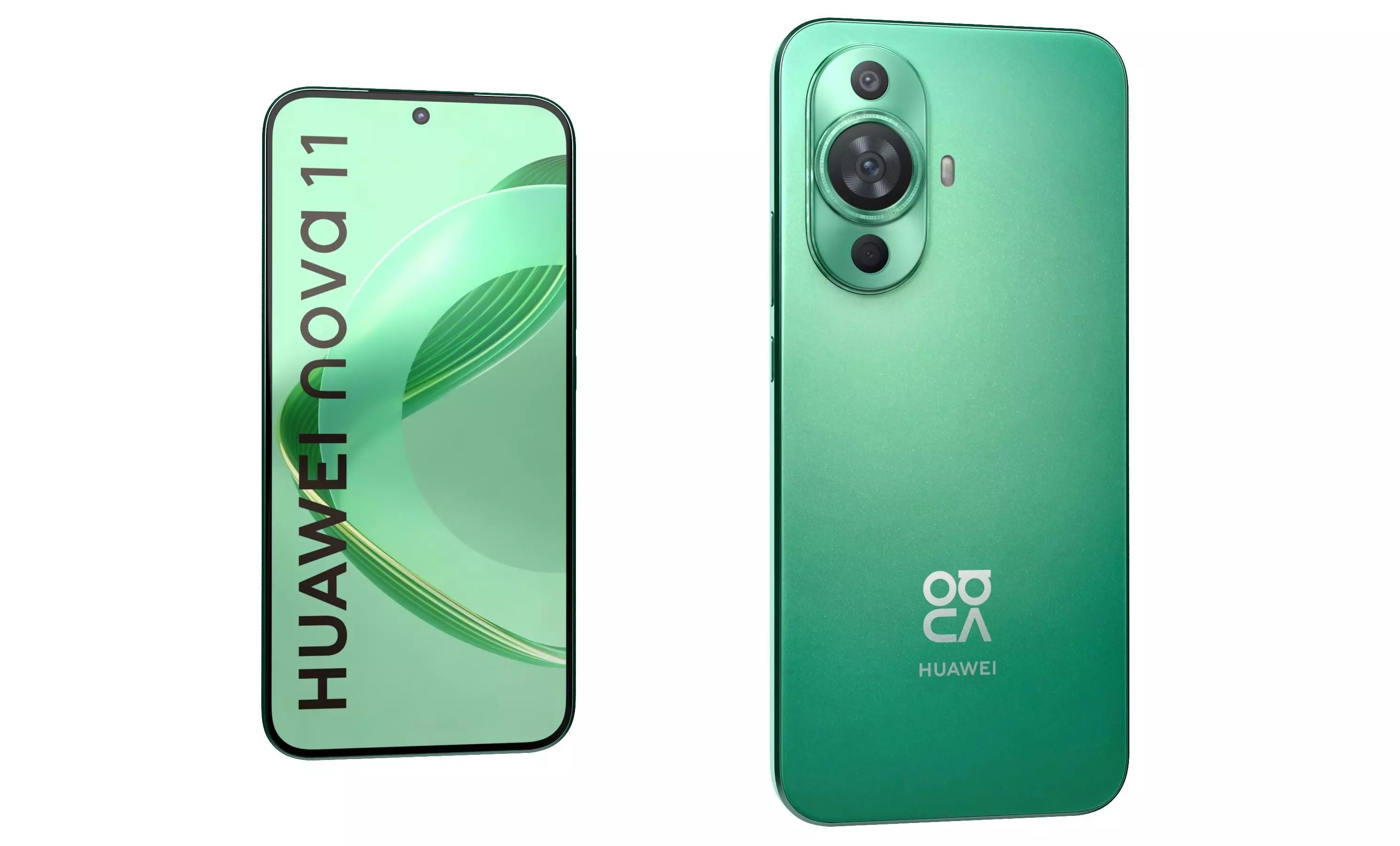 Huawei Nova 11 Green High Poly 3D model_11