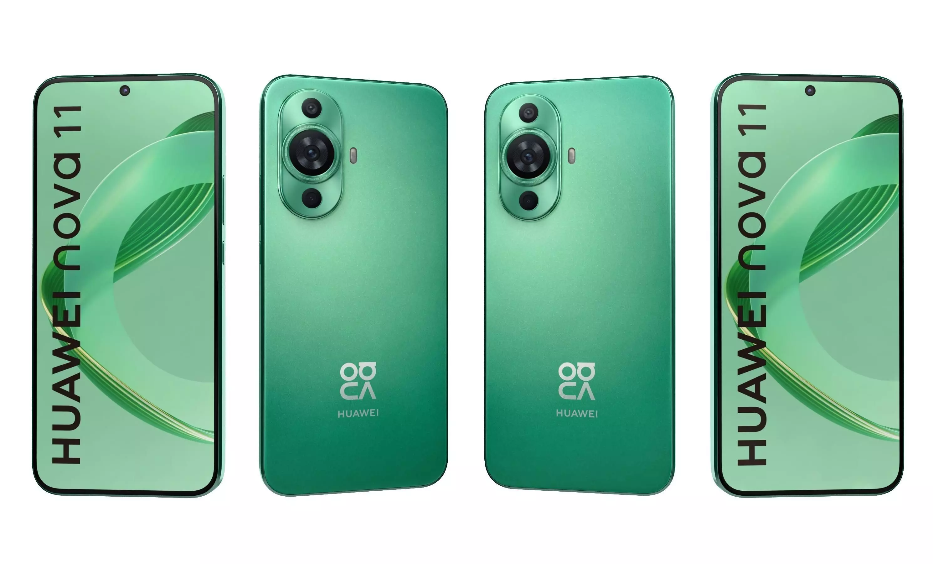 Huawei Nova 11 Green High Poly 3D model_4