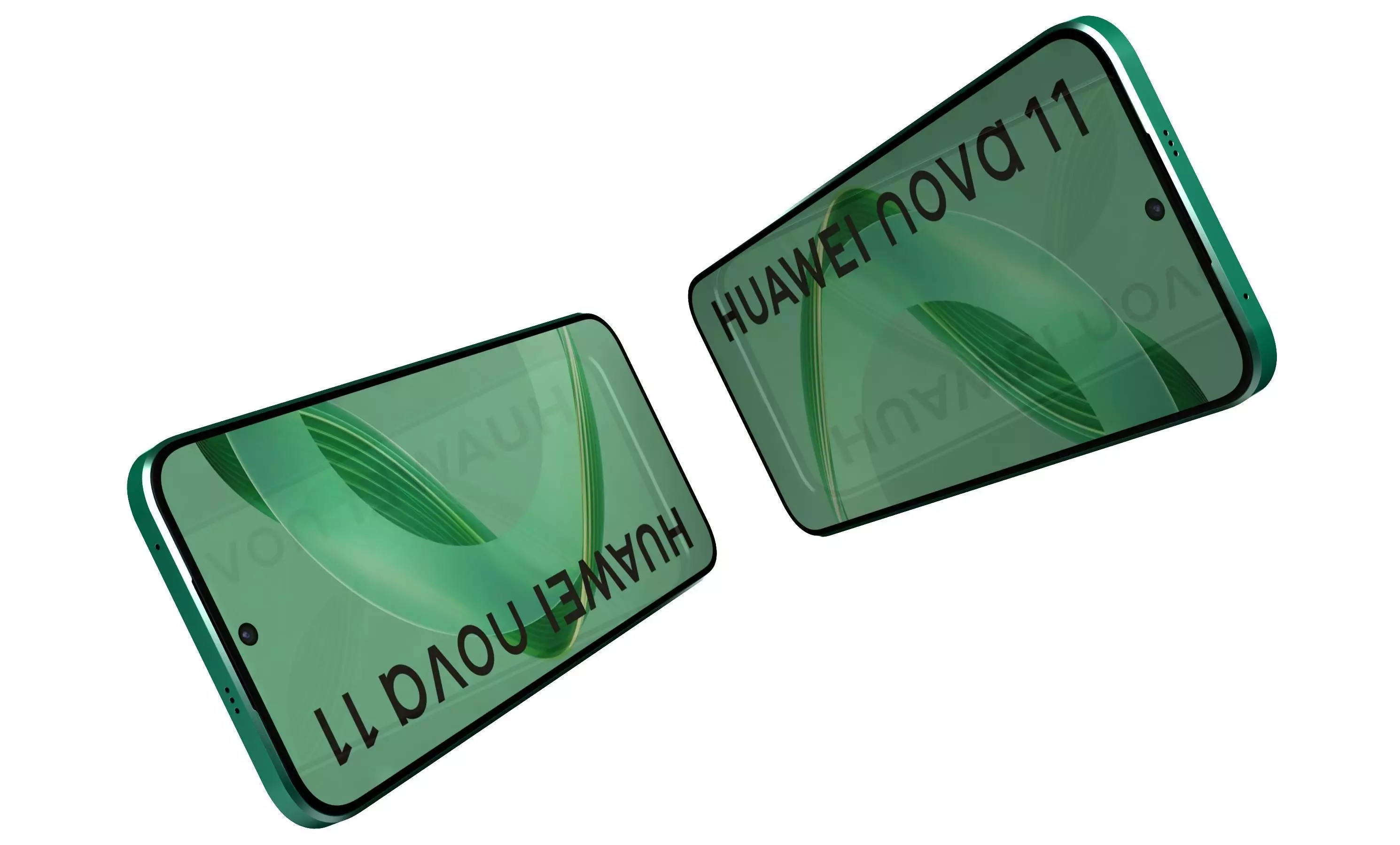 Huawei Nova 11 Green High Poly 3D model_12