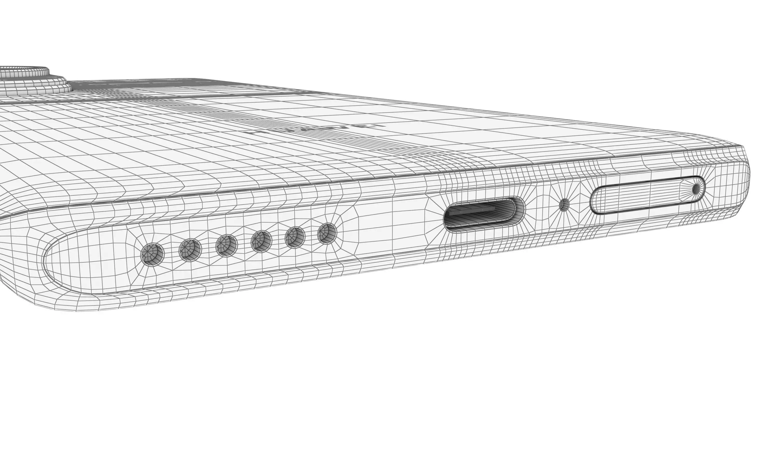 Huawei nova 11 Pro Black High Poly 3D model_25