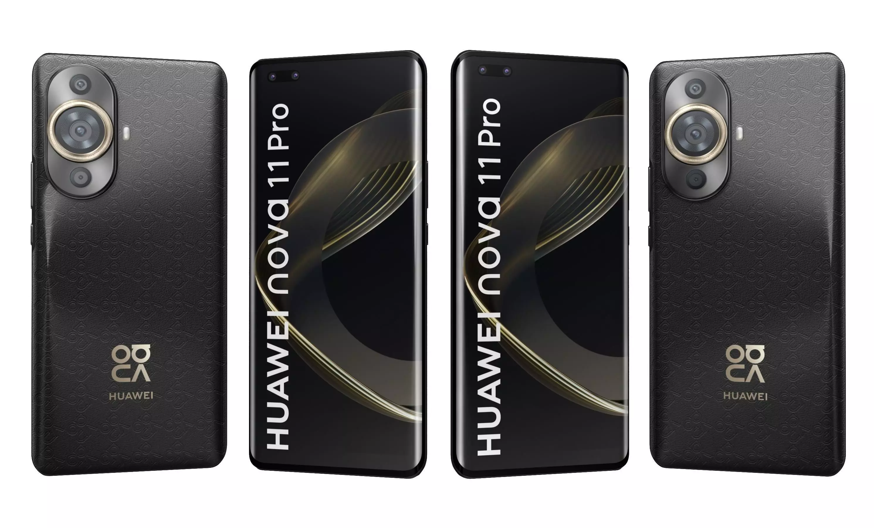 Huawei nova 11 Pro Black High Poly 3D model_0