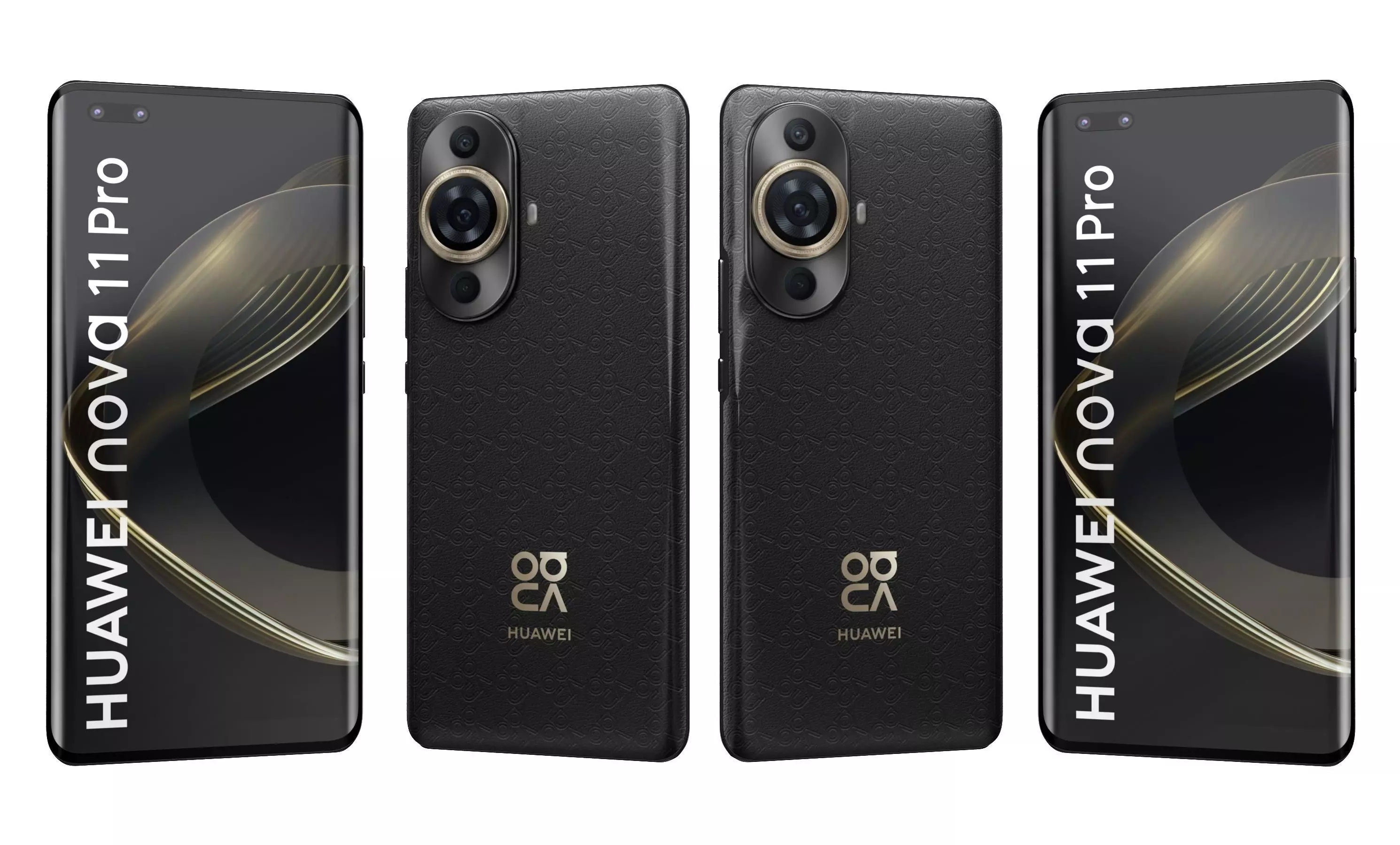 Huawei nova 11 Pro Black High Poly 3D model_11