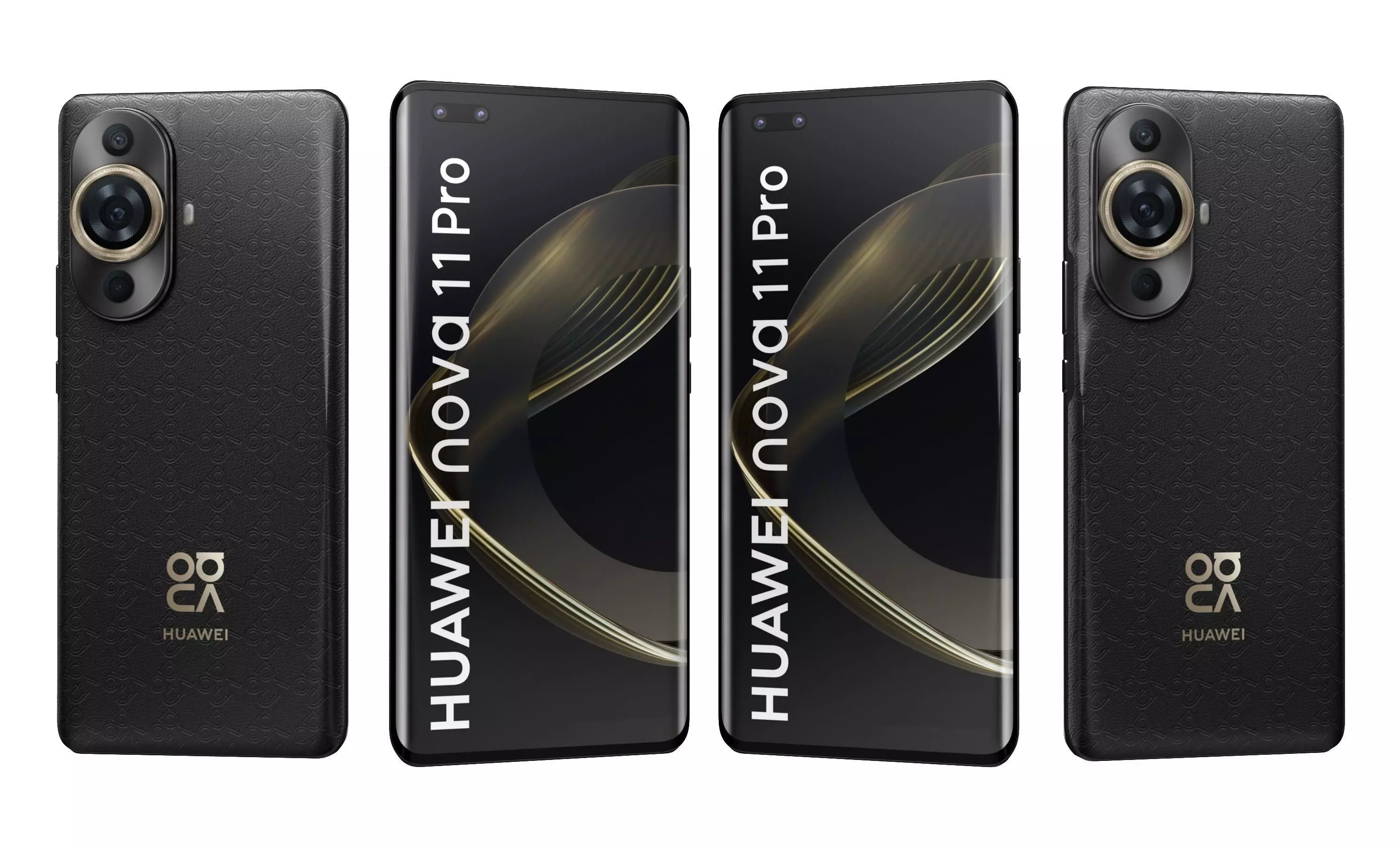 Huawei nova 11 Pro Black High Poly 3D model_27