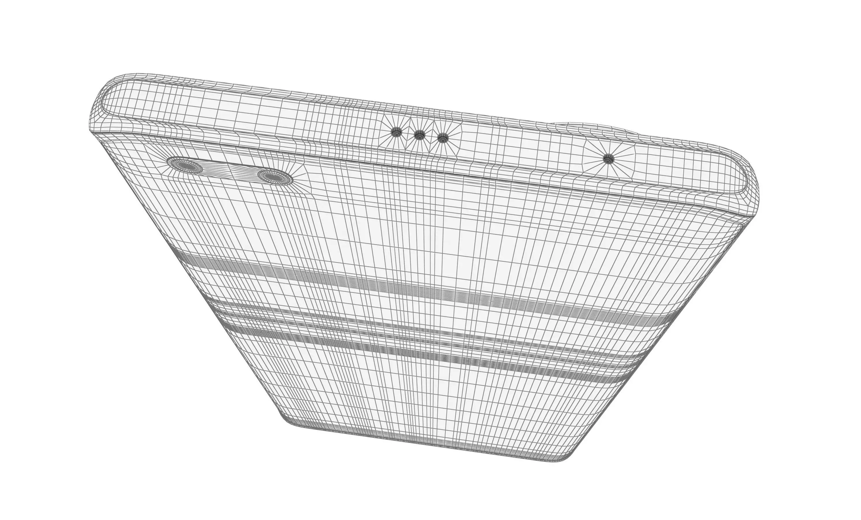 Huawei nova 11 Pro Black High Poly 3D model_15