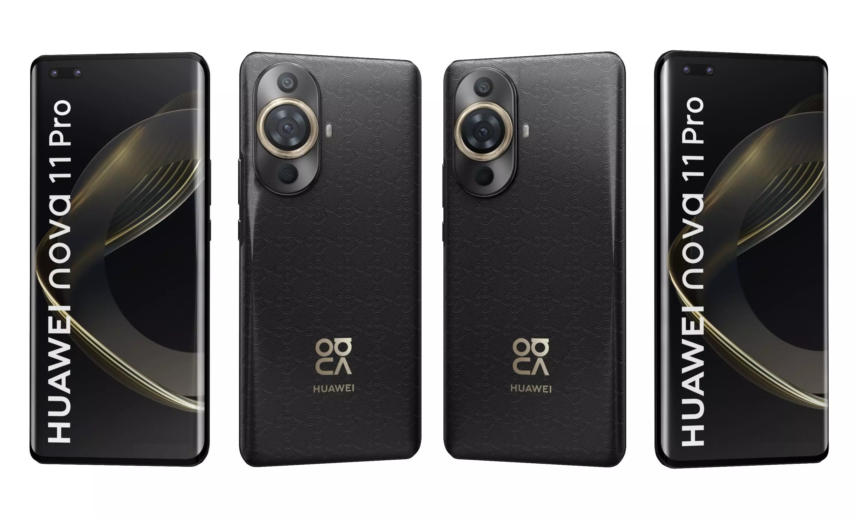 Huawei nova 11 Pro Black High Poly 3D model_23