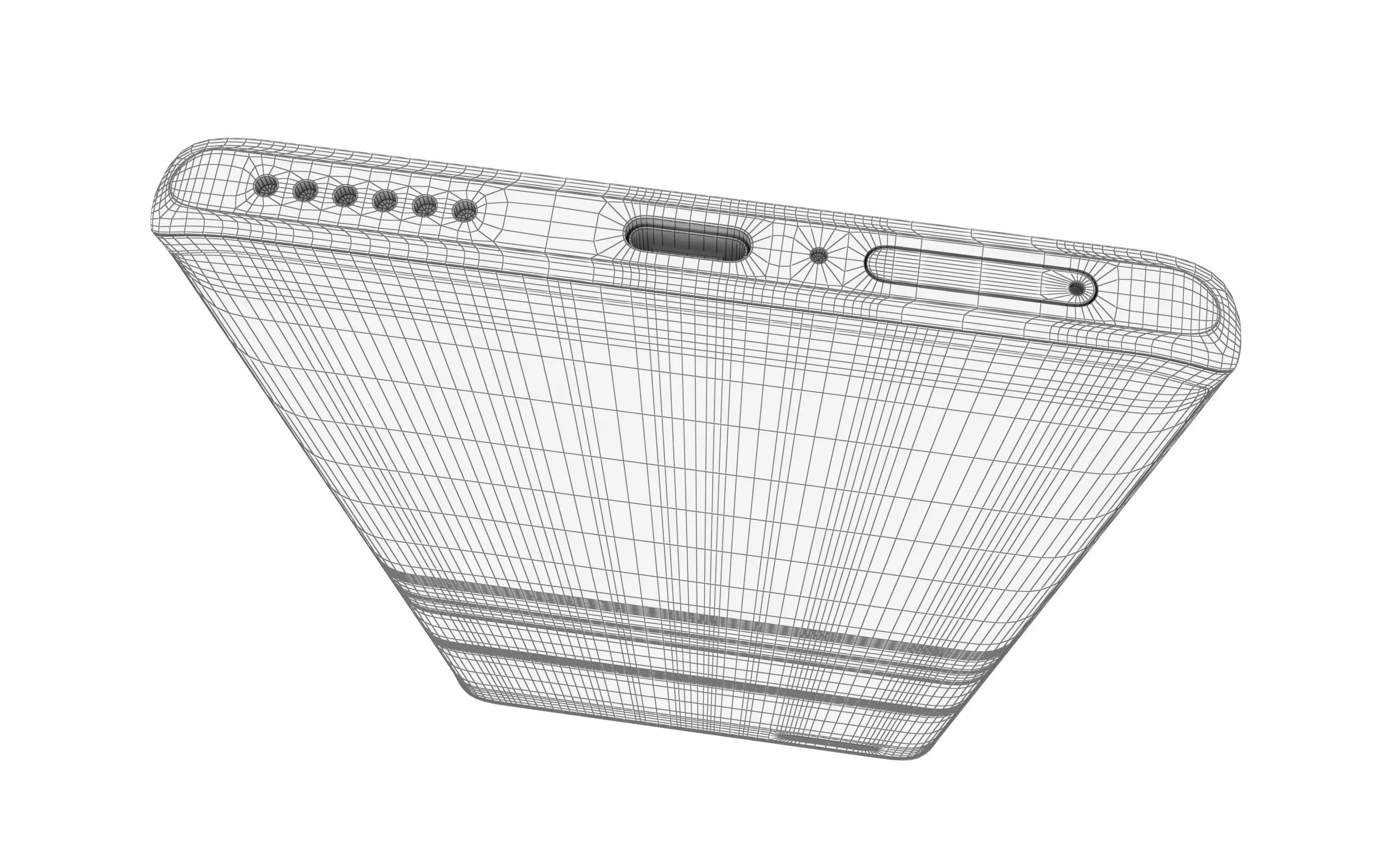 Huawei nova 11 Pro Black High Poly 3D model_17