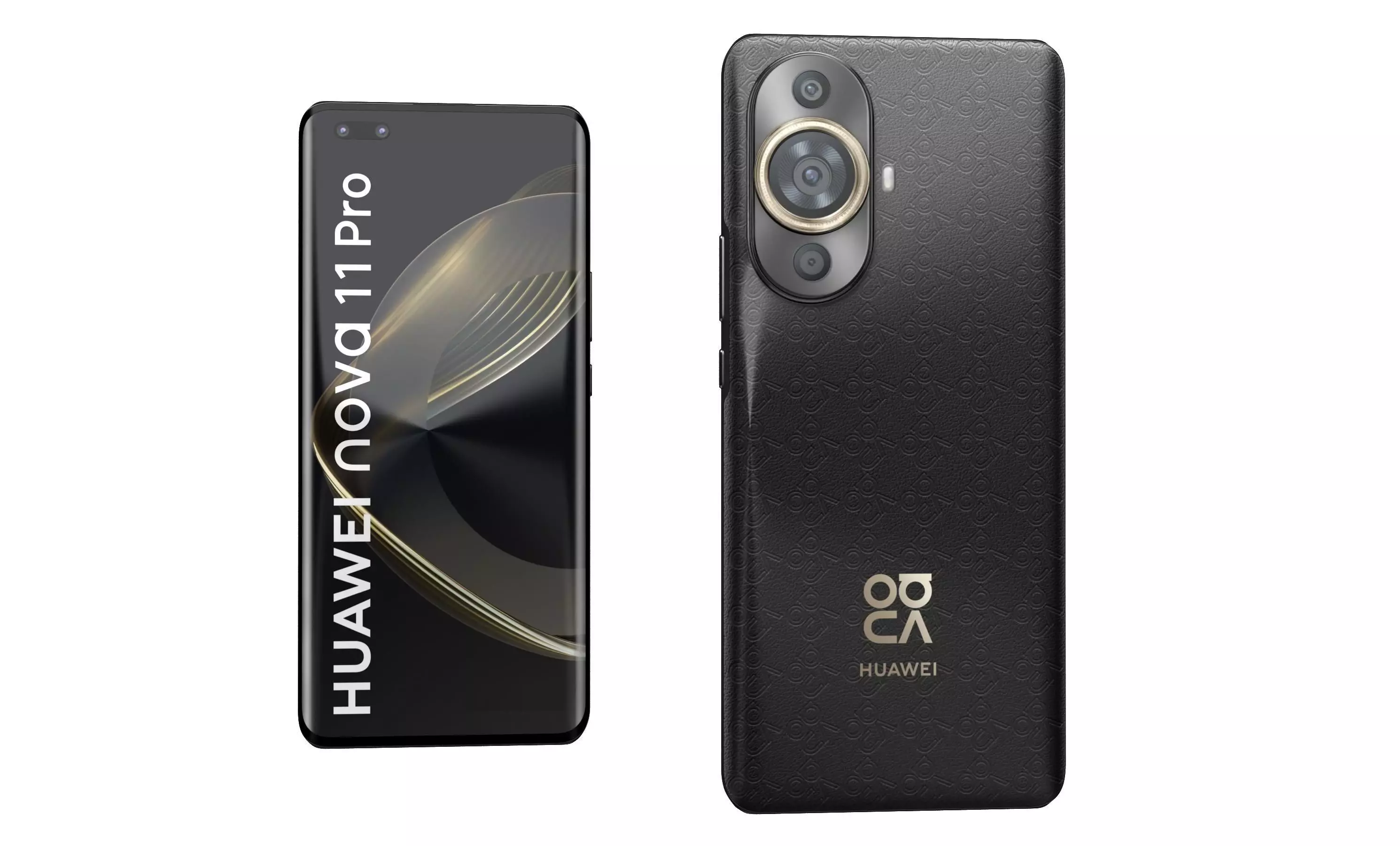 Huawei nova 11 Pro Black High Poly 3D model_1