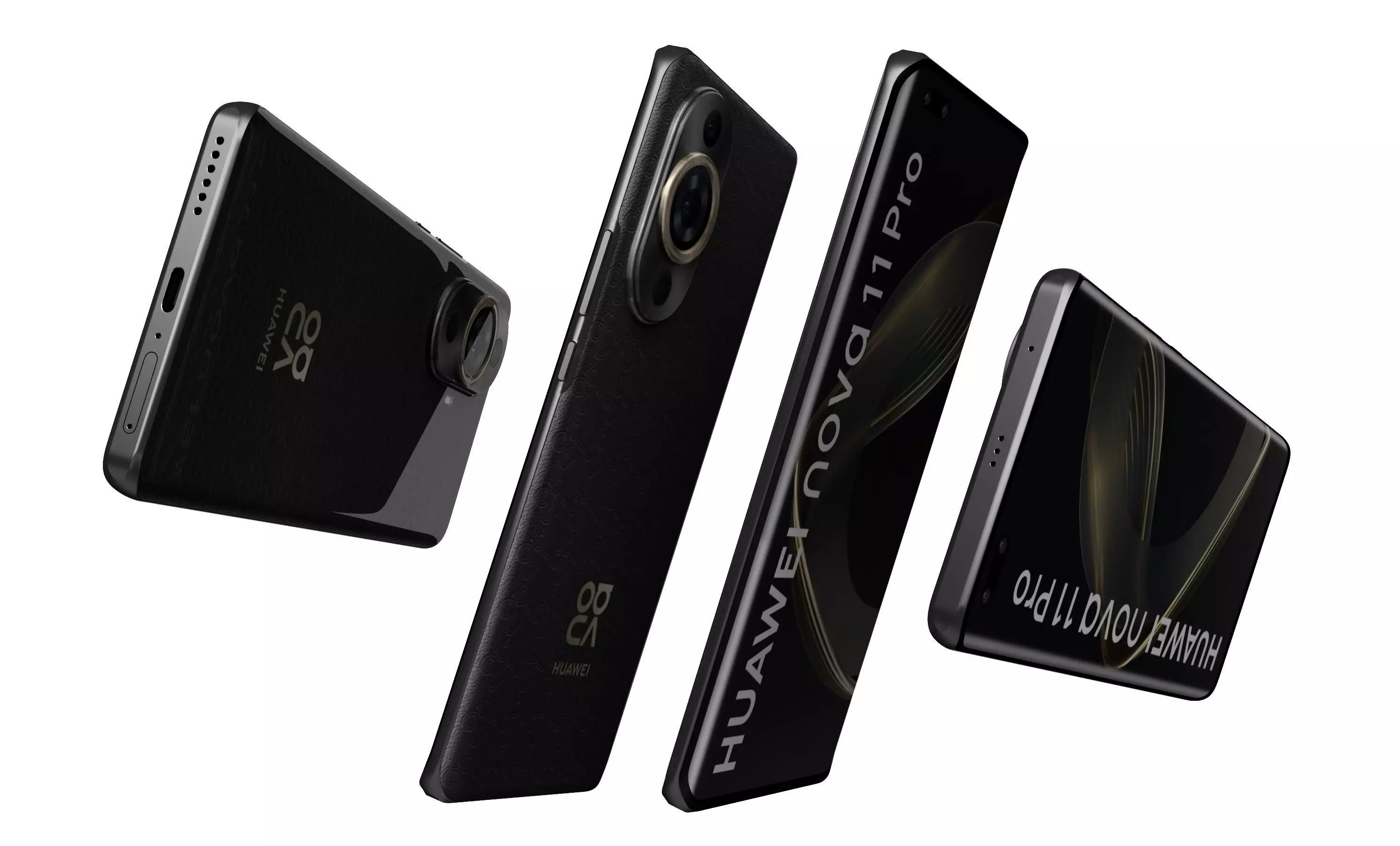 Huawei nova 11 Pro Black High Poly 3D model_5