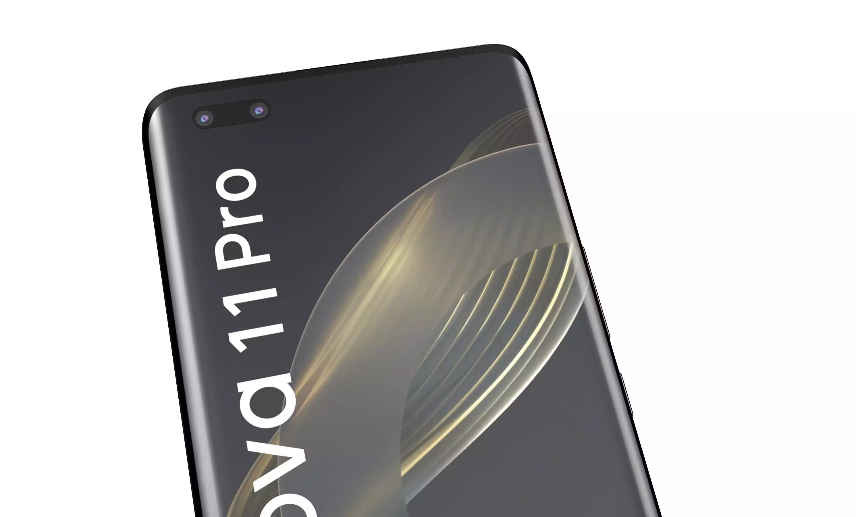 Huawei nova 11 Pro Black High Poly 3D model_8