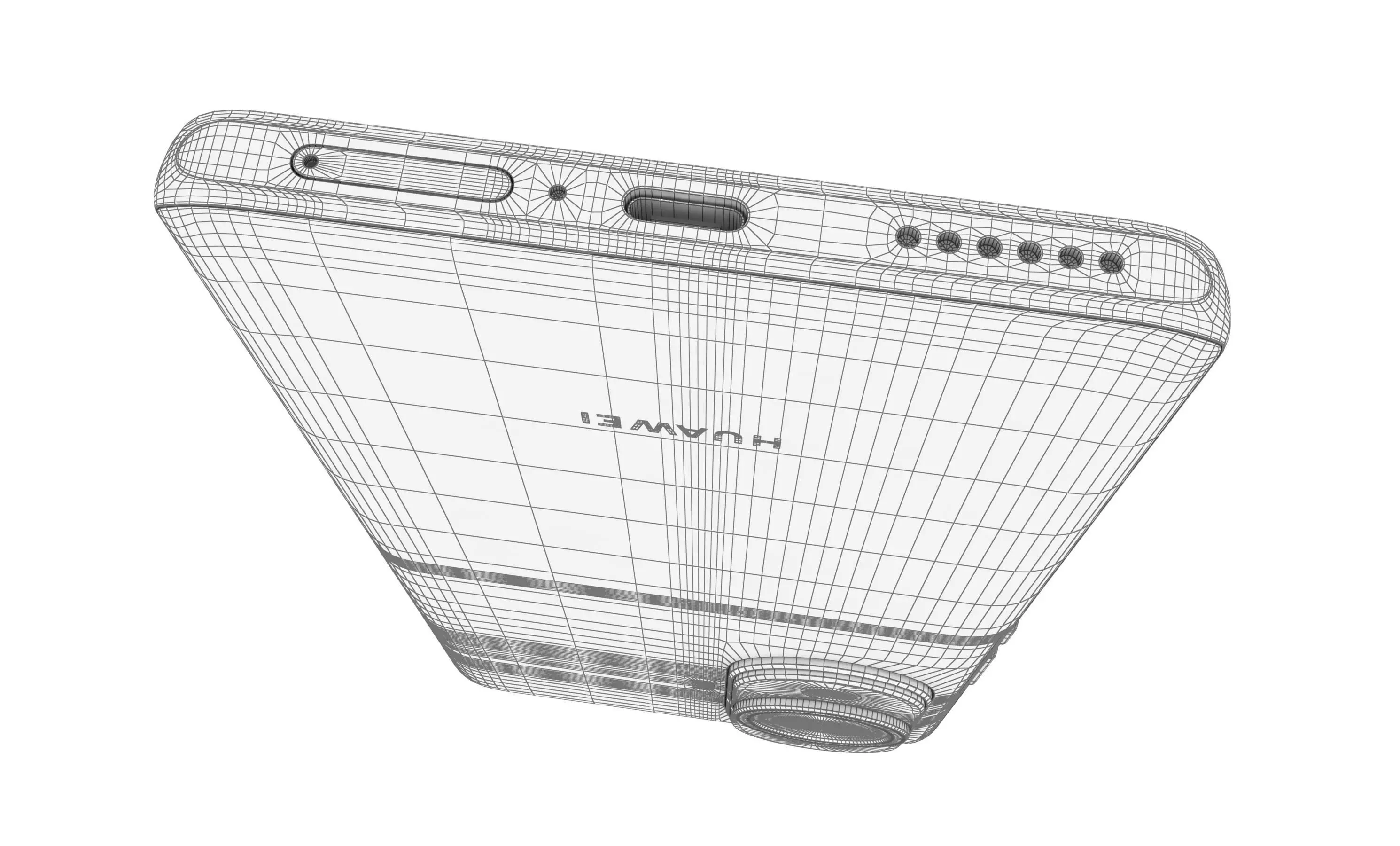 Huawei nova 11 Pro Black High Poly 3D model_18