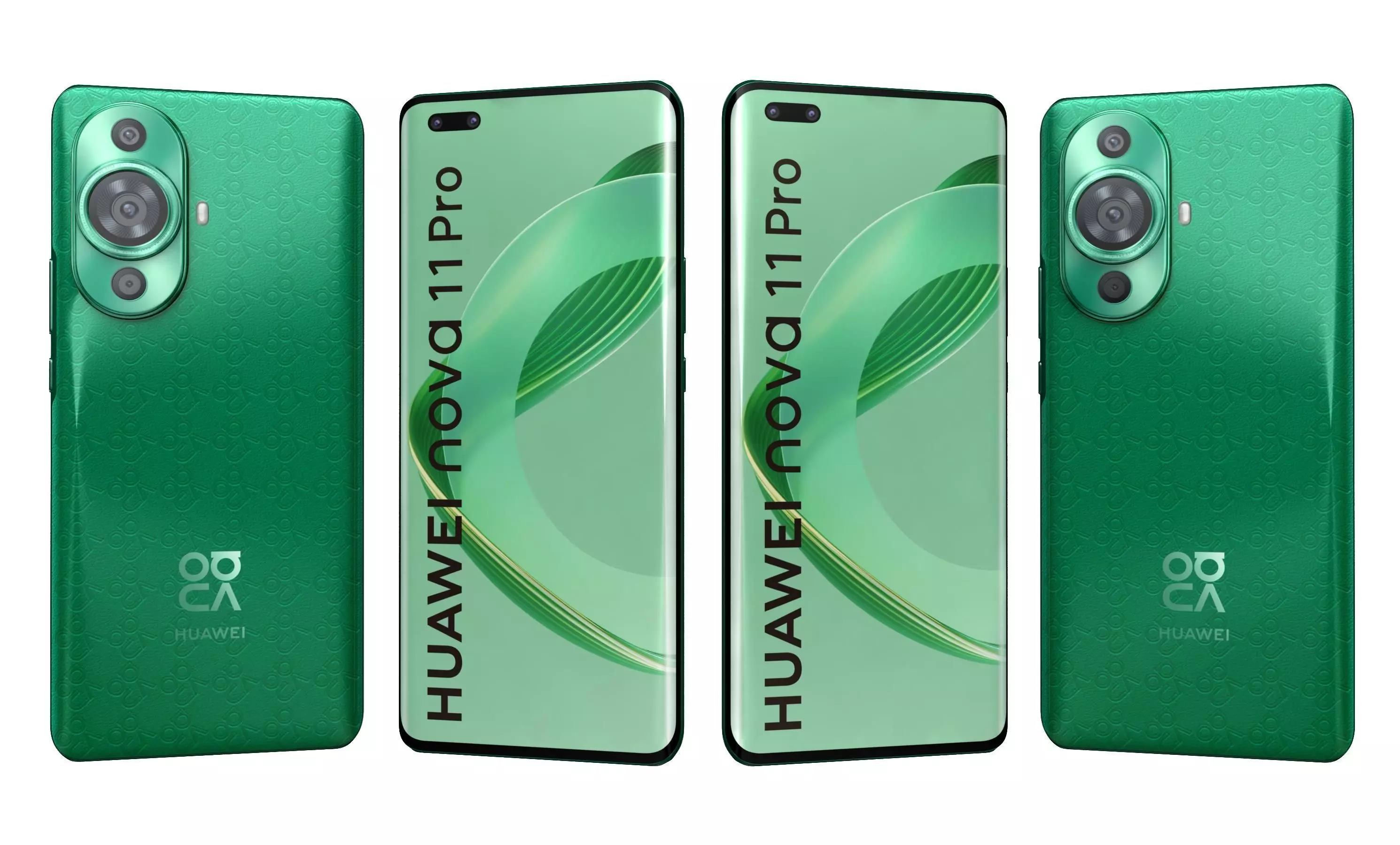 Huawei nova 11 Pro Green High Poly 3D model_0