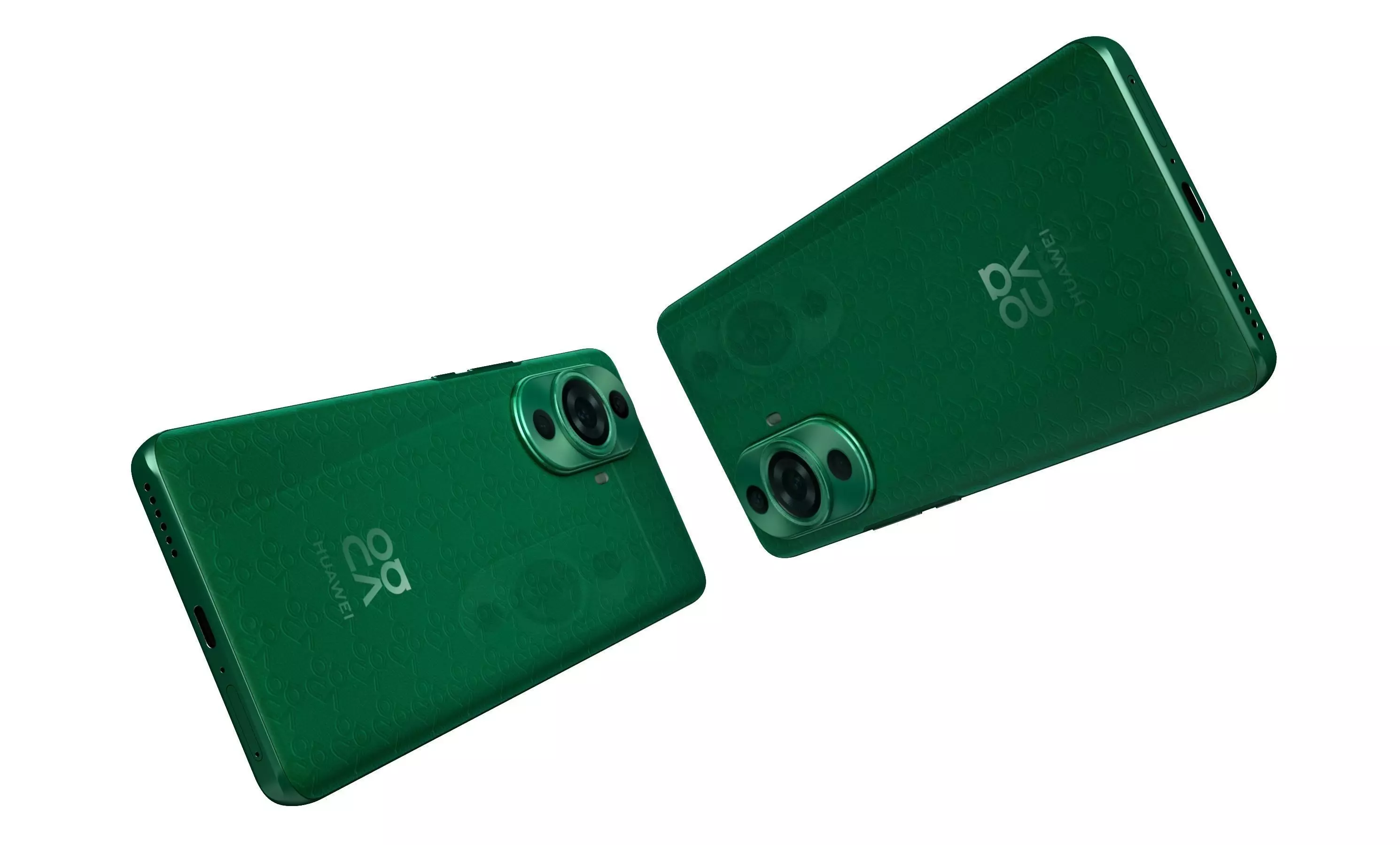 Huawei nova 11 Pro Green High Poly 3D model_12